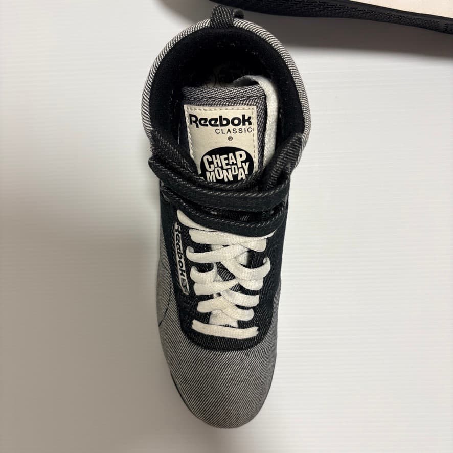 Reebok Classic x Cheap Monday Freestyle Hi Denim Sneakers — photo 14 of 16