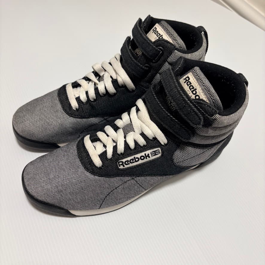 Reebok Classic x Cheap Monday Freestyle Hi Denim Sneakers — photo 15 of 16