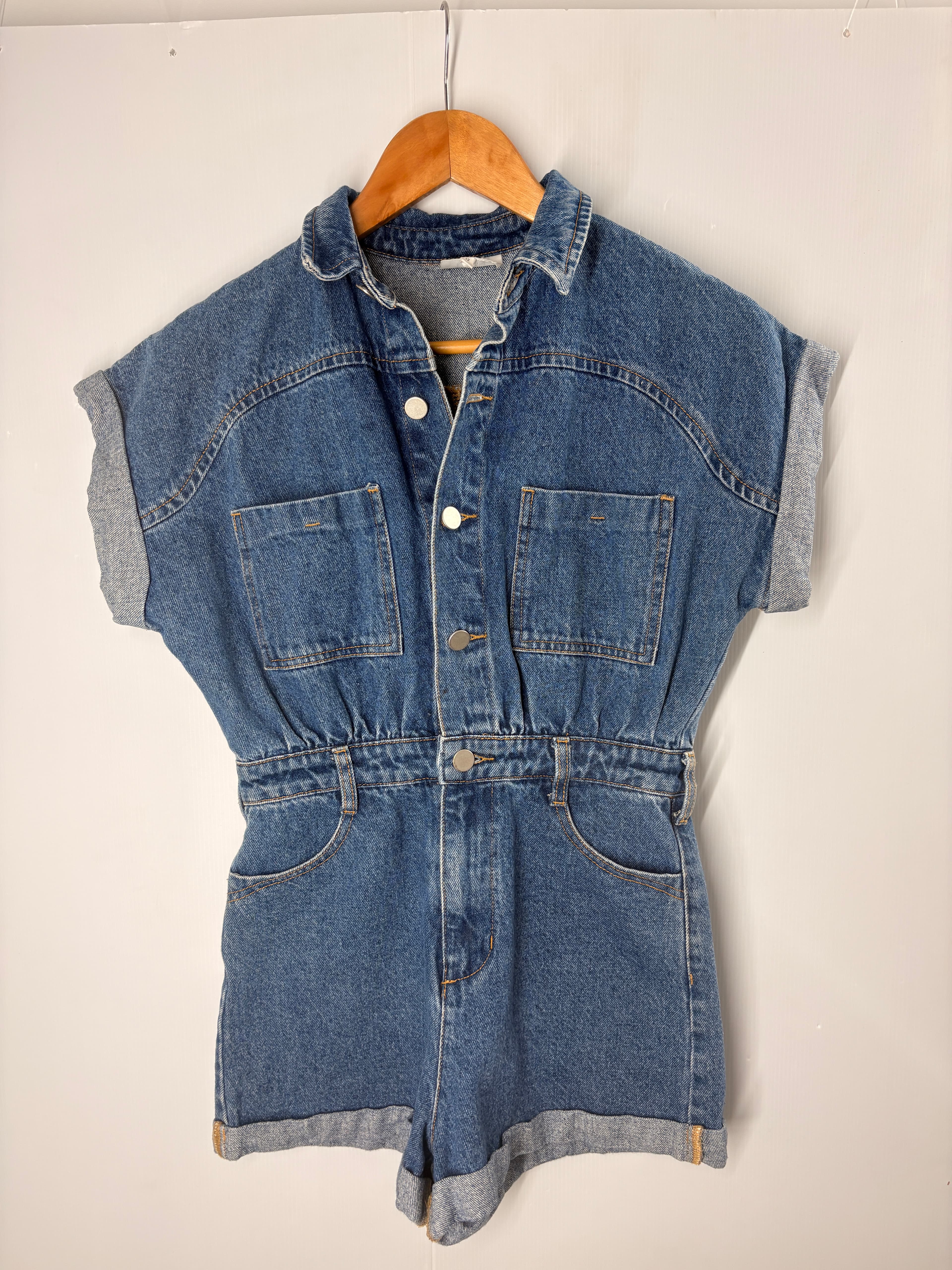 Seed Teen Denim Playsuit Blue Size 12y — photo 5 of 7