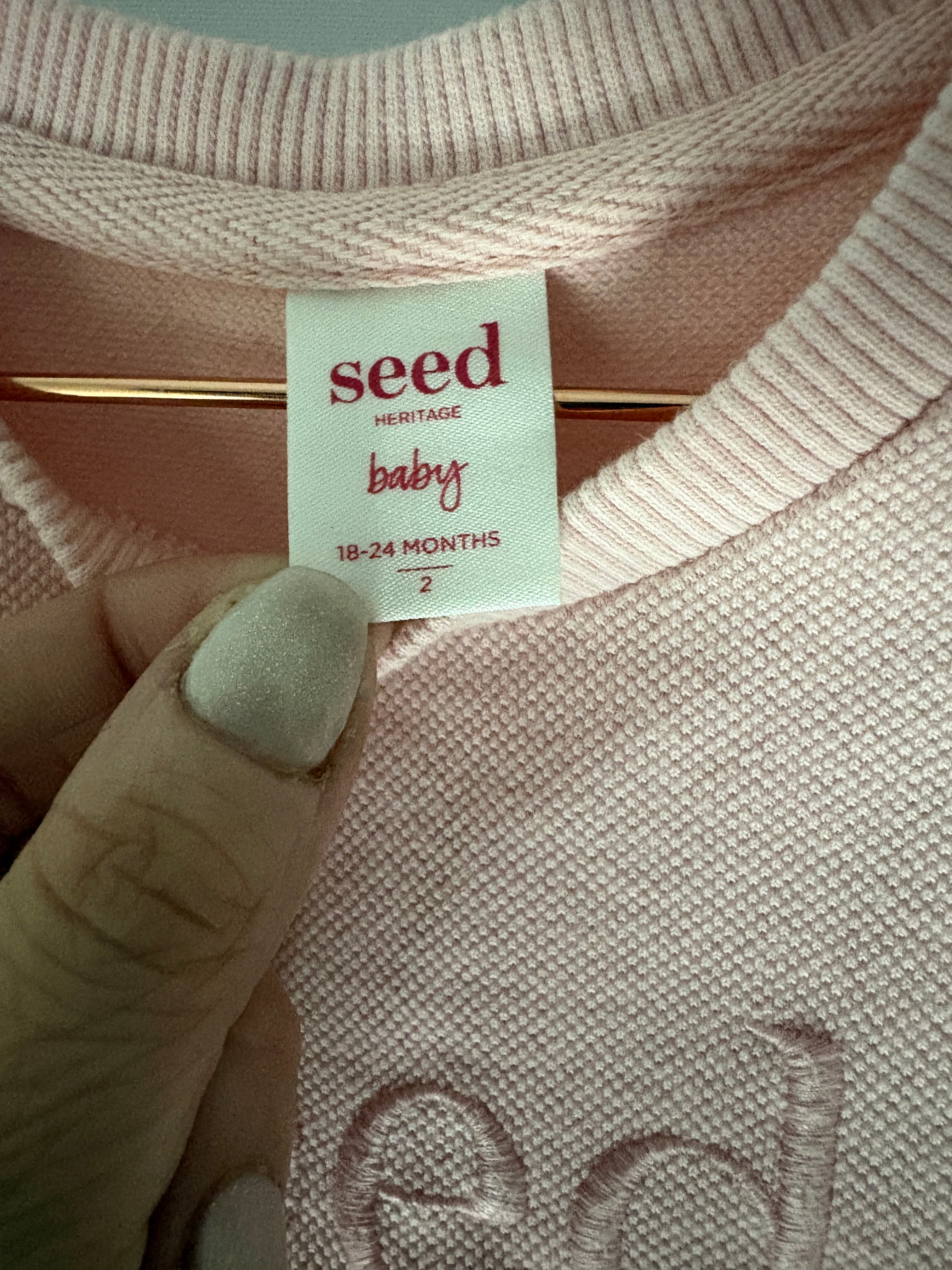 Seed Heritage Sweatshirt Tulle Dress Pink Size 2 — photo 3 of 4