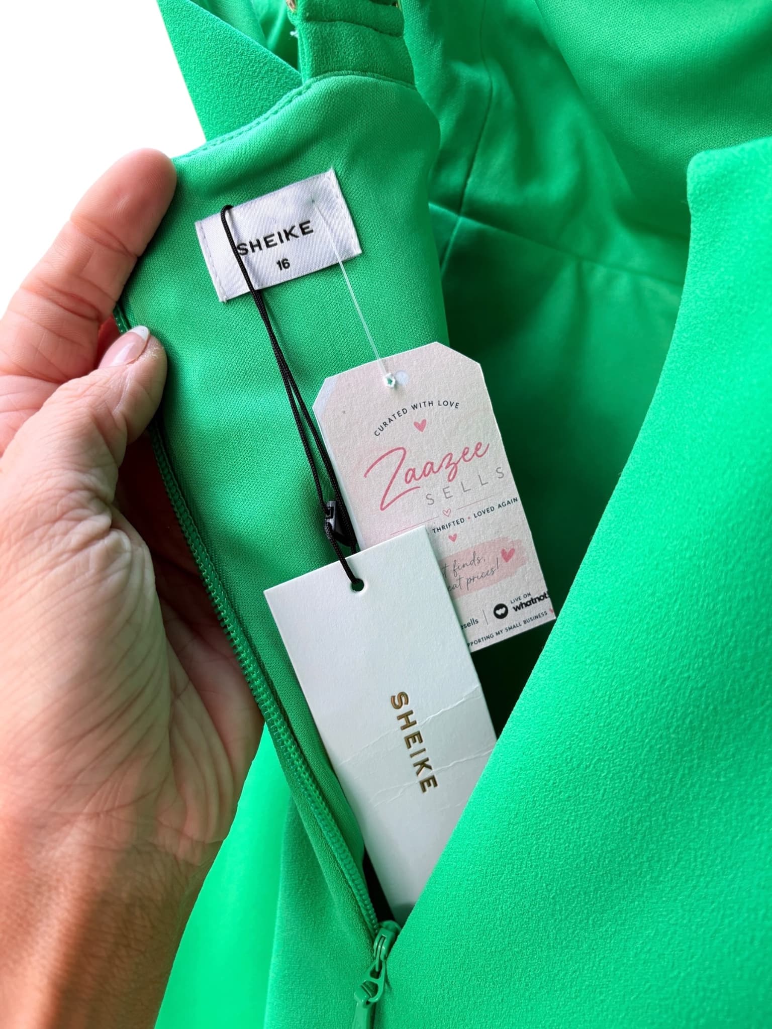 Sheike Mariah Maxi Dress Green Size 16 — photo 5 of 7