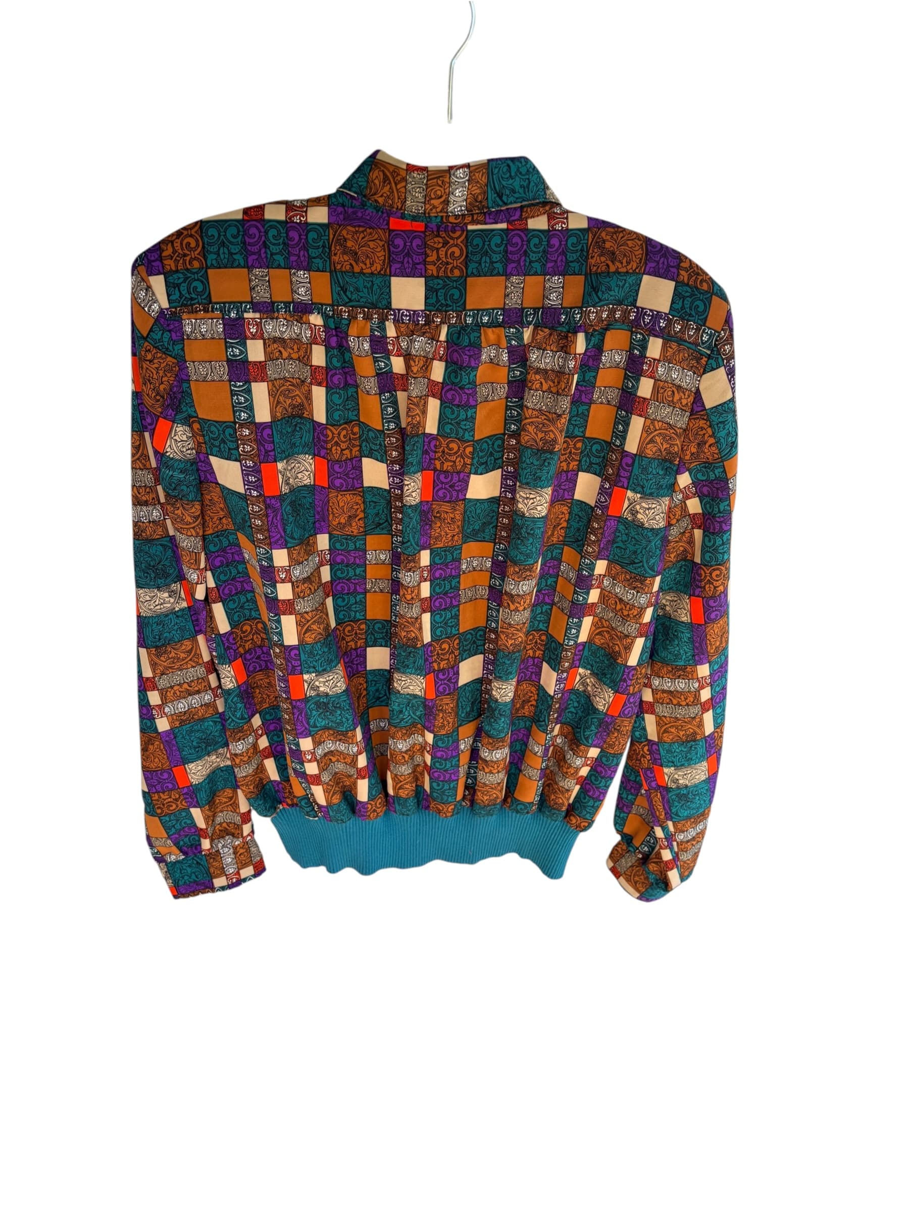 Today's Classics Vintage Geometric Print Blouse Multicolour Size 16 — photo 6 of 7