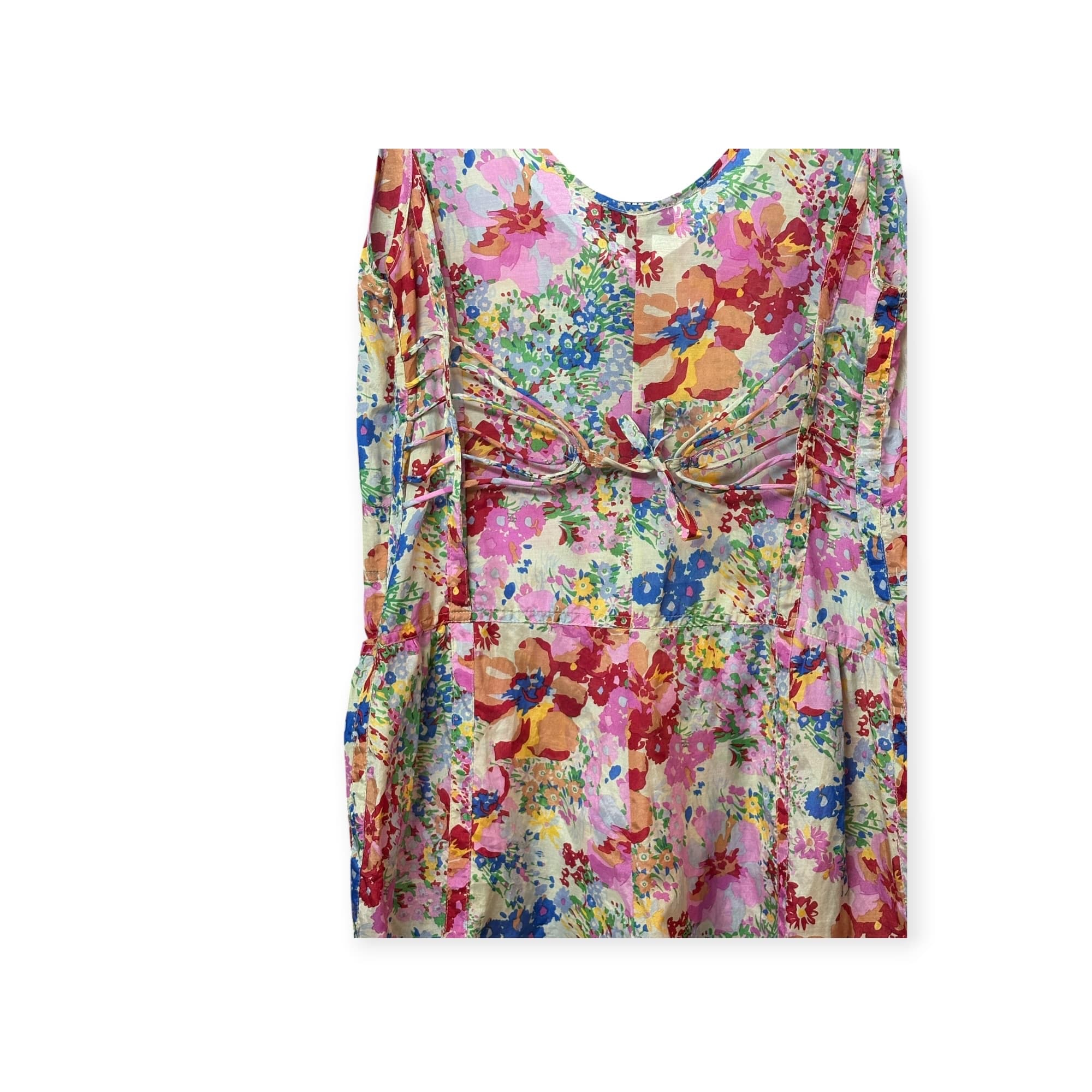 Witchery Floral Playsuit Cotton Silk Multicoloured Women's 6 — photo 3 of 7