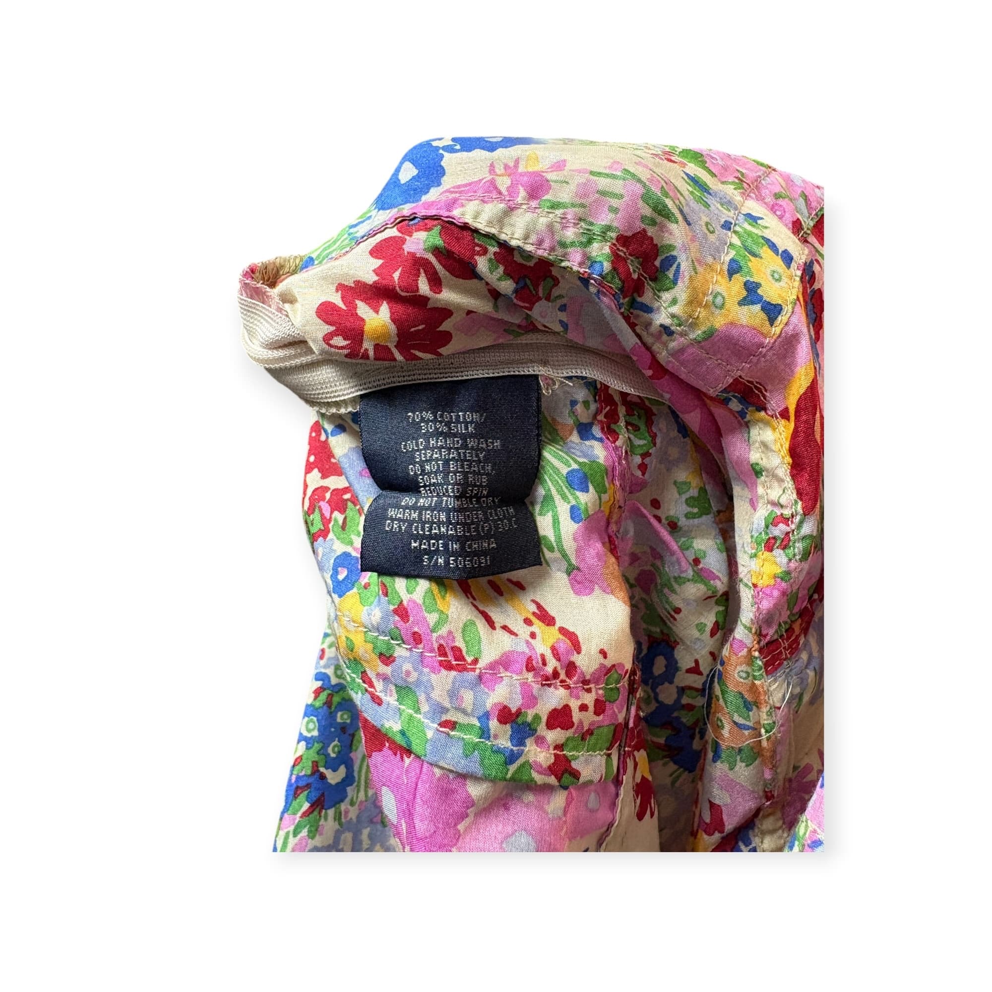 Witchery Floral Playsuit Cotton Silk Multicoloured Women's 6 — photo 6 of 7