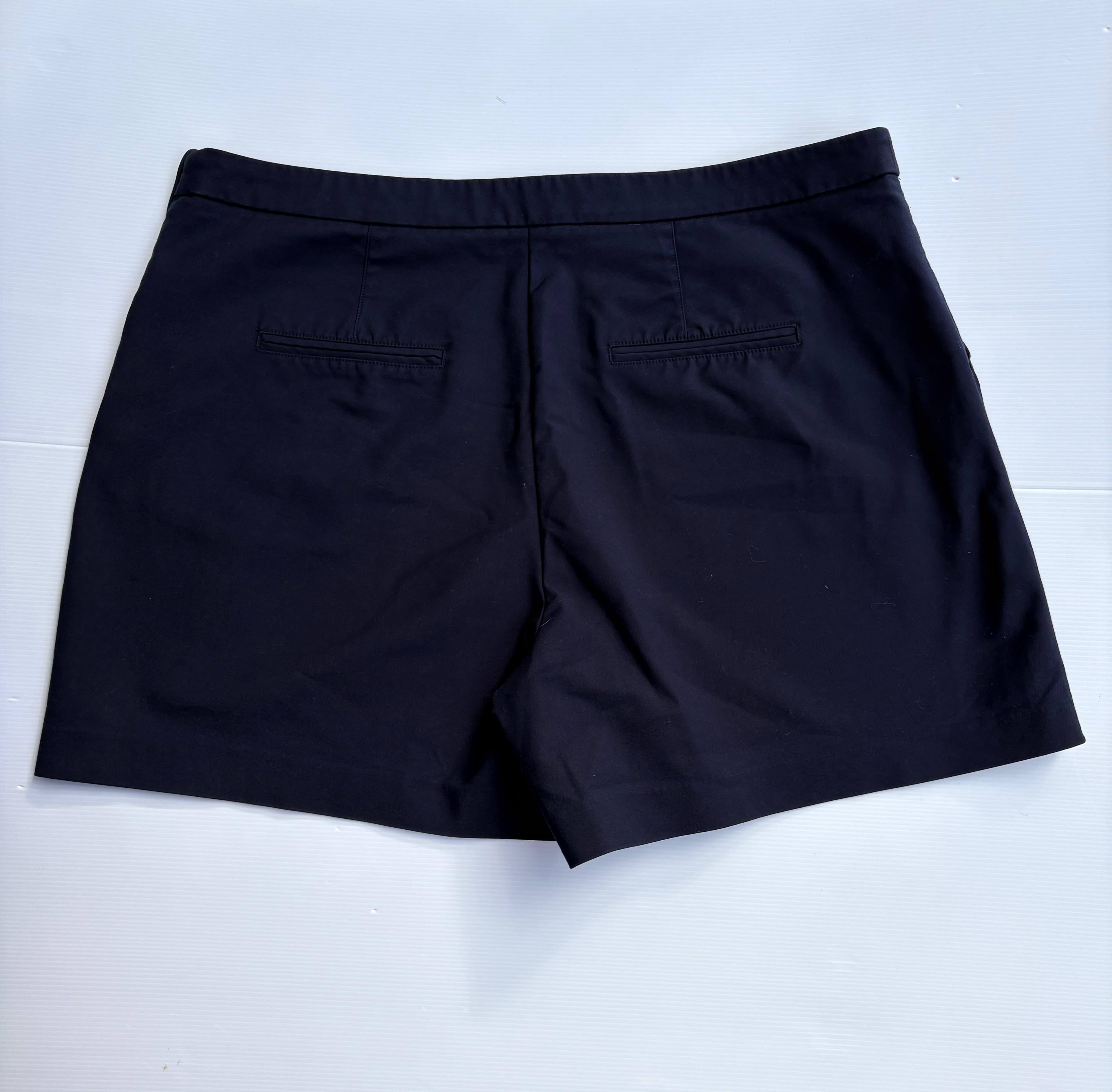 Witchery Side Zip Shorts Navy Blue Women's Size 20 — photo 3 of 5