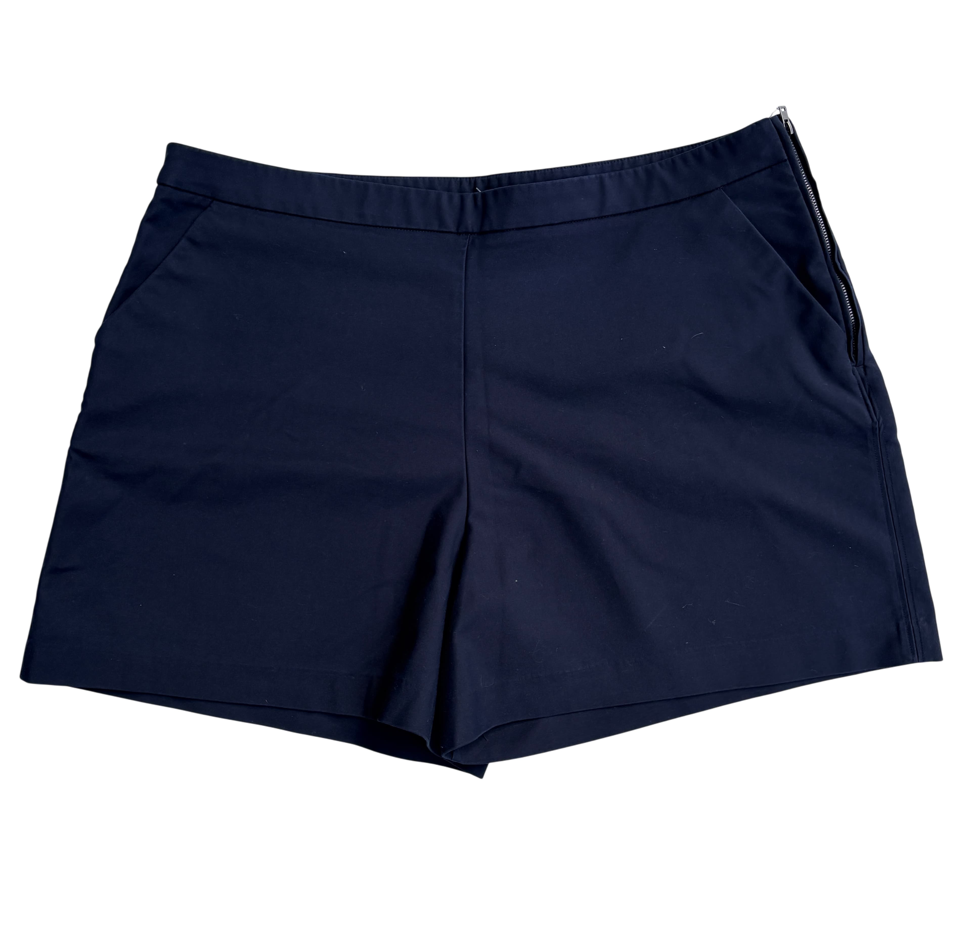 Witchery Side Zip Shorts Navy Blue Women's Size 20 — photo 1 of 5