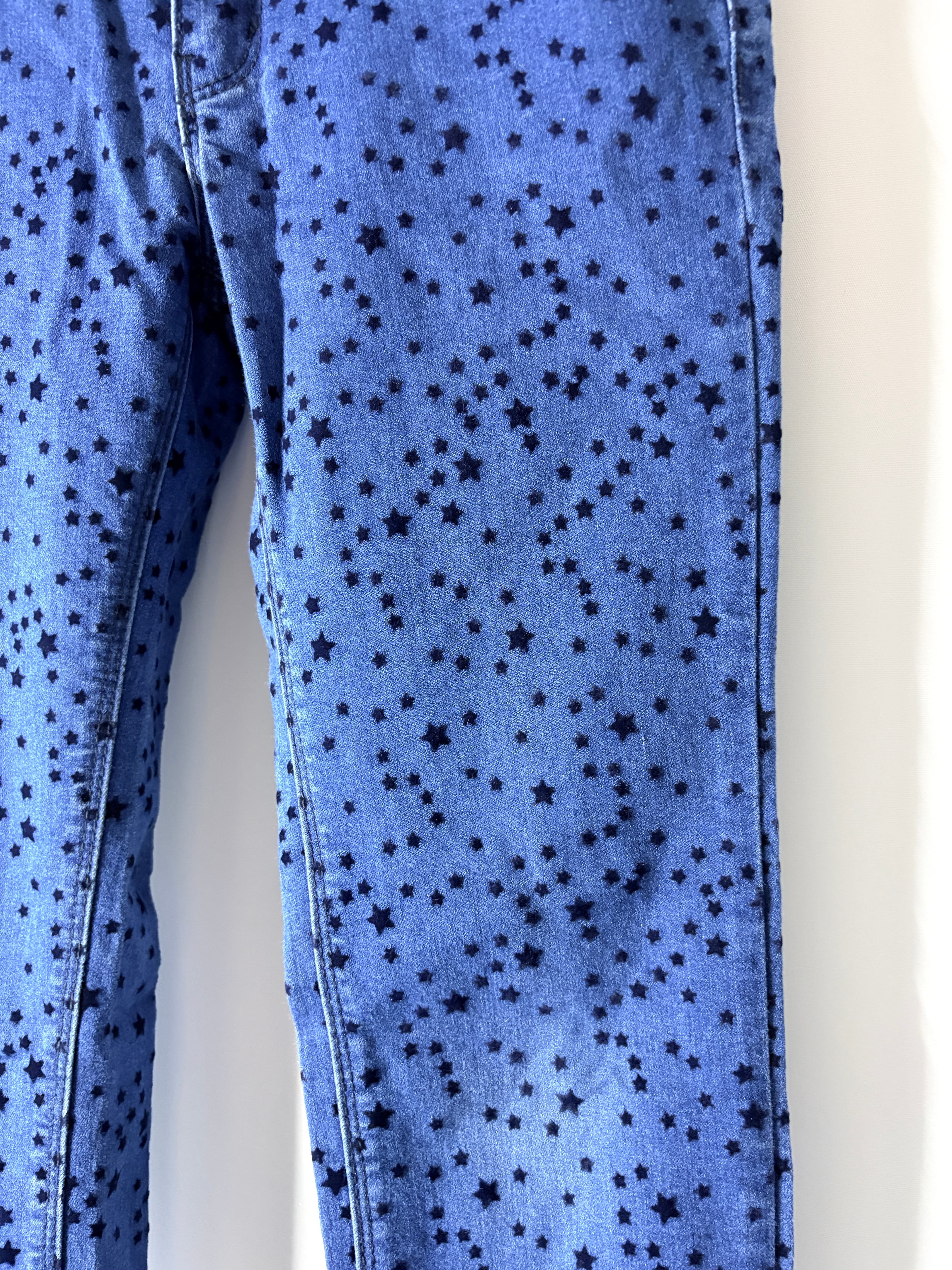 Zara Girls Skinny Jeans Star Print Blue Size 11/12 — photo 5 of 7