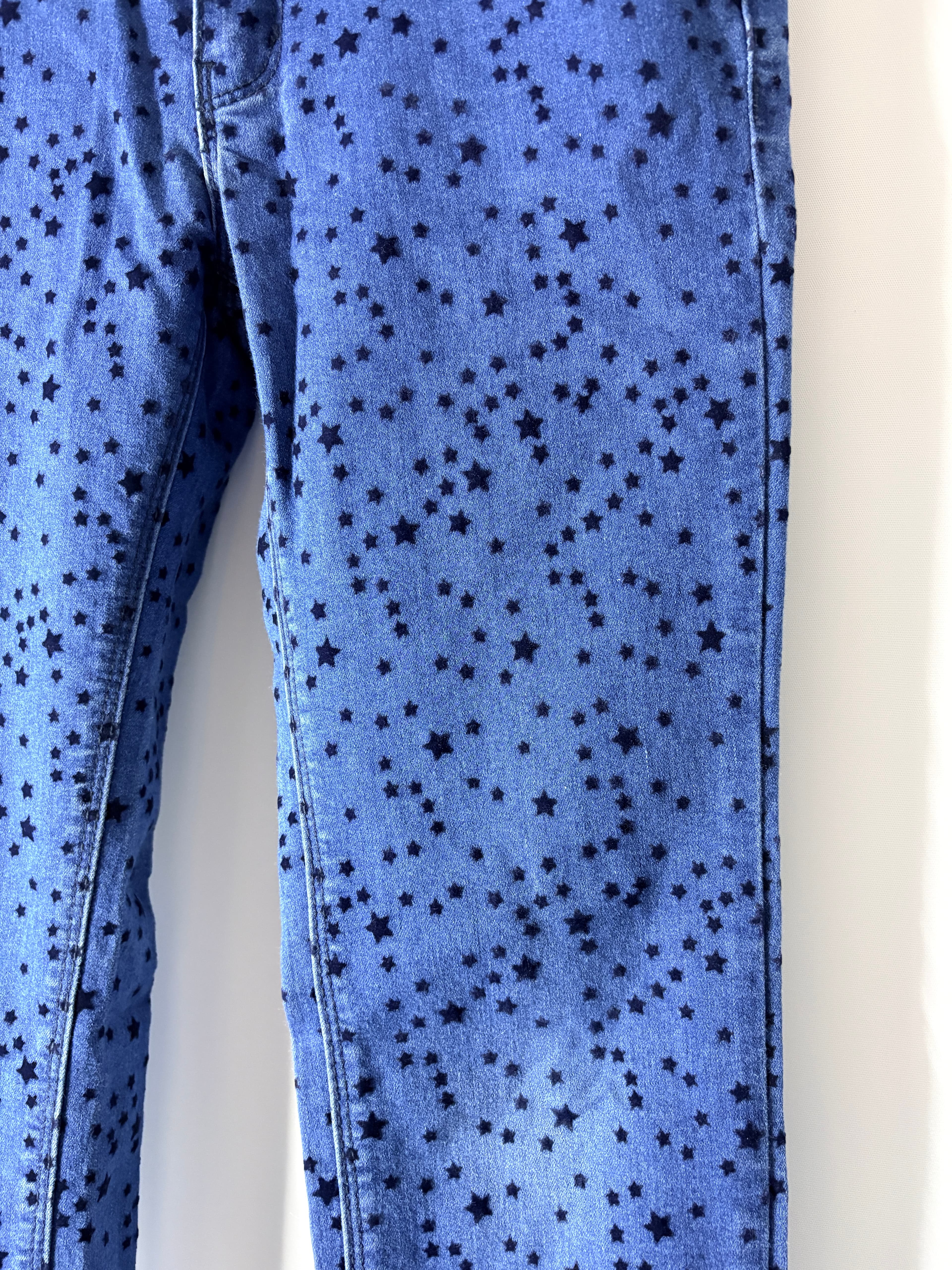 Zara Girls Skinny Jeans Star Print Blue Size 11/12 — photo 6 of 7