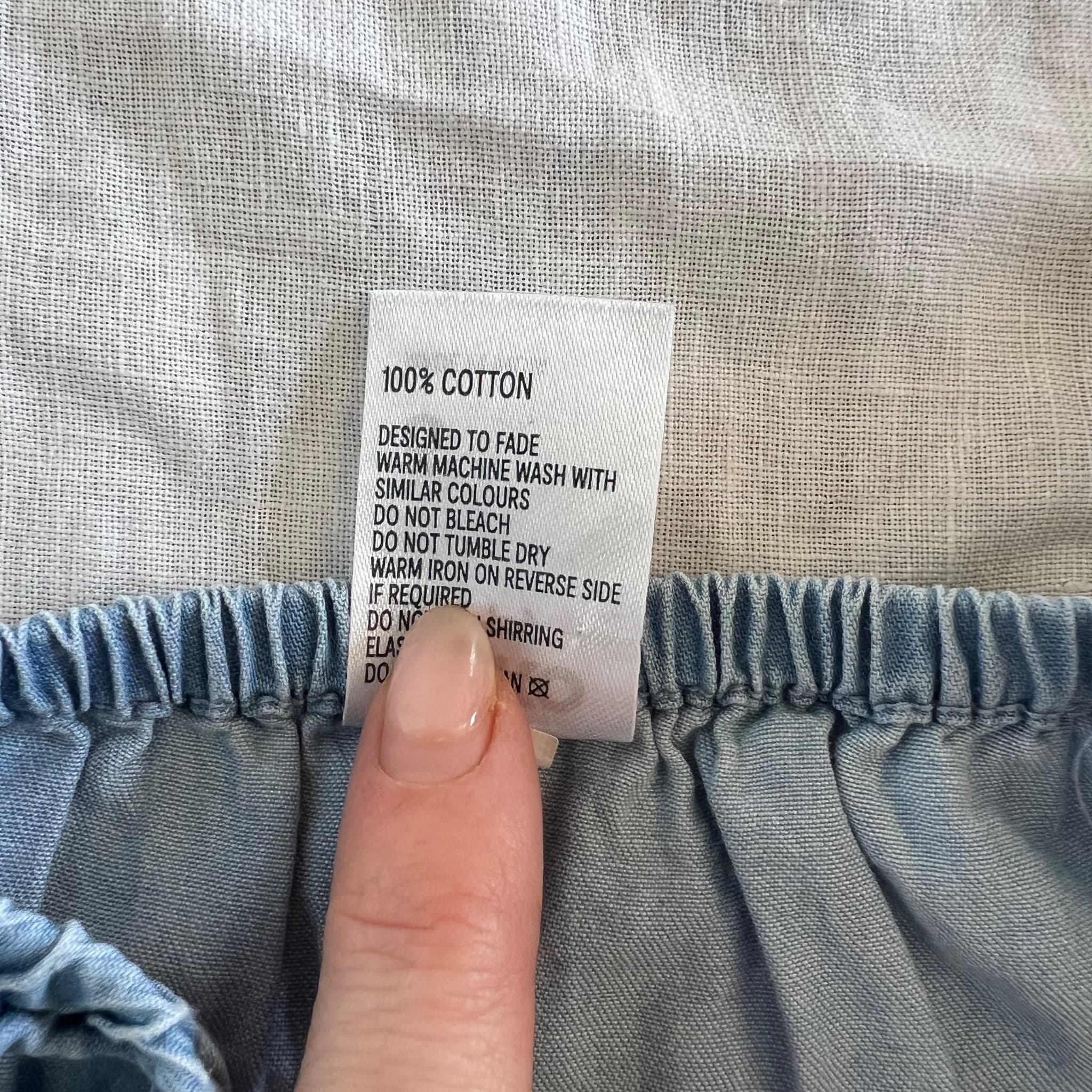 Anko Girls Chambray Tiered Off-the-Shoulder Dress - Size 6 — photo 3 of 4