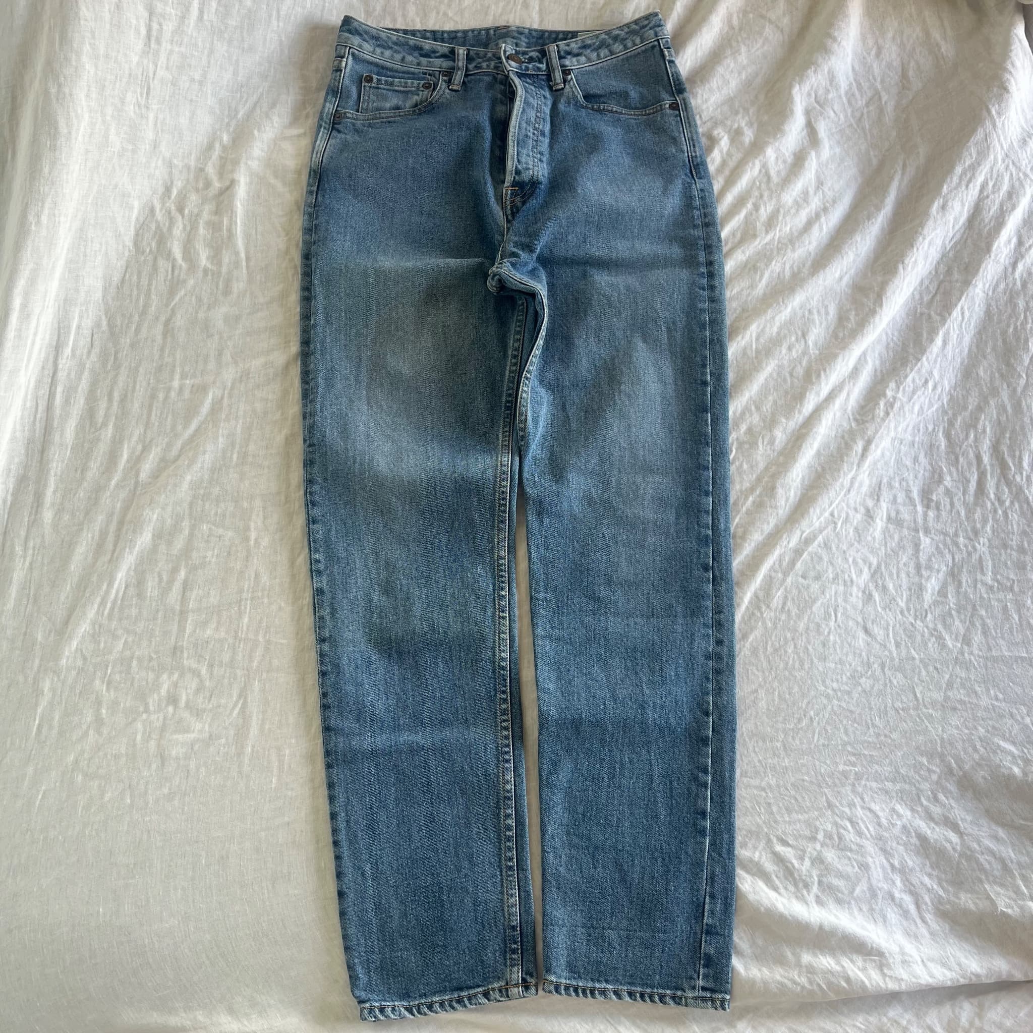 Bassike High Rise Stretch Jeans (Size 28) — photo 2 of 10