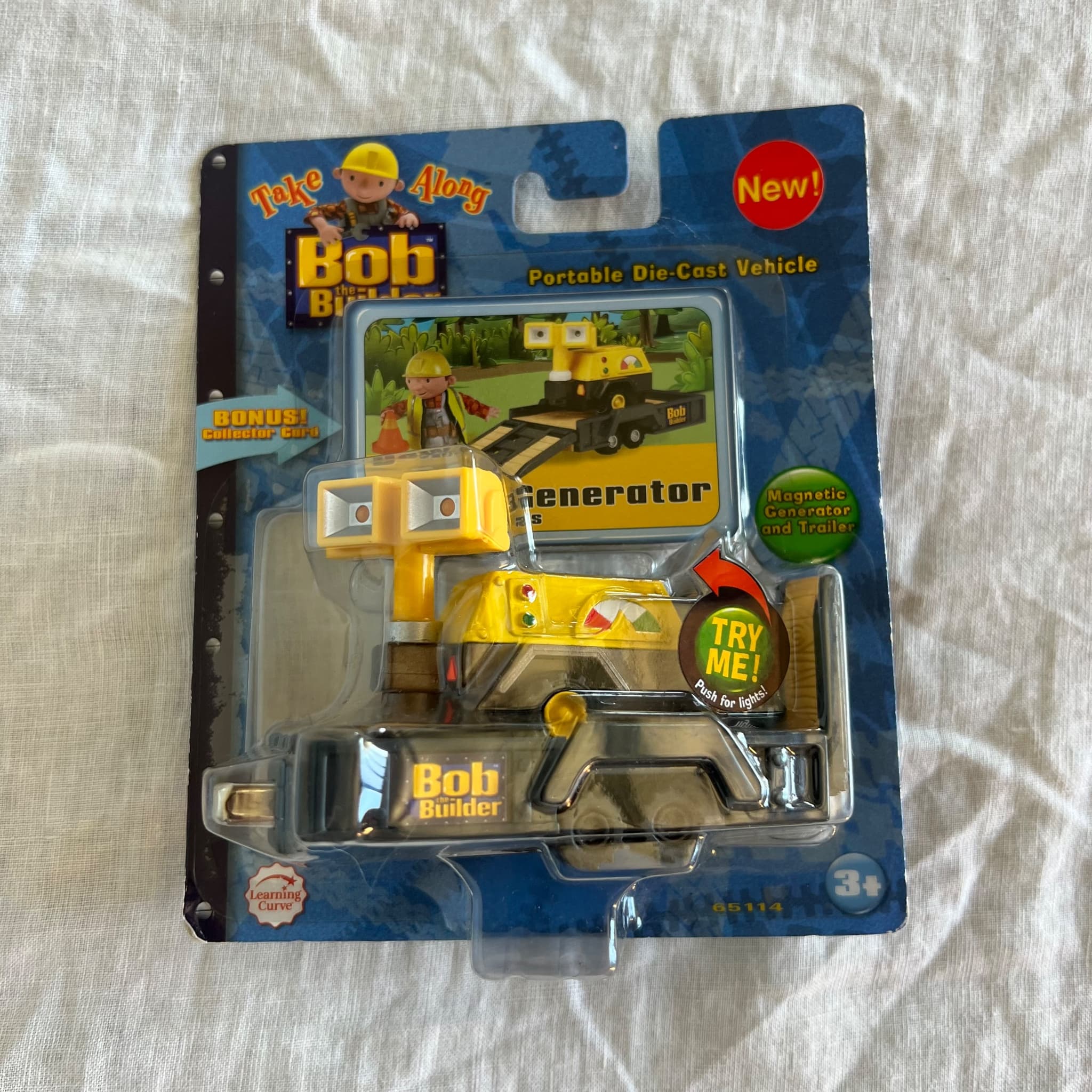 Bob The Builder Take Along Portable Die-Cast Generator With Trailer New — photo 1 of 4