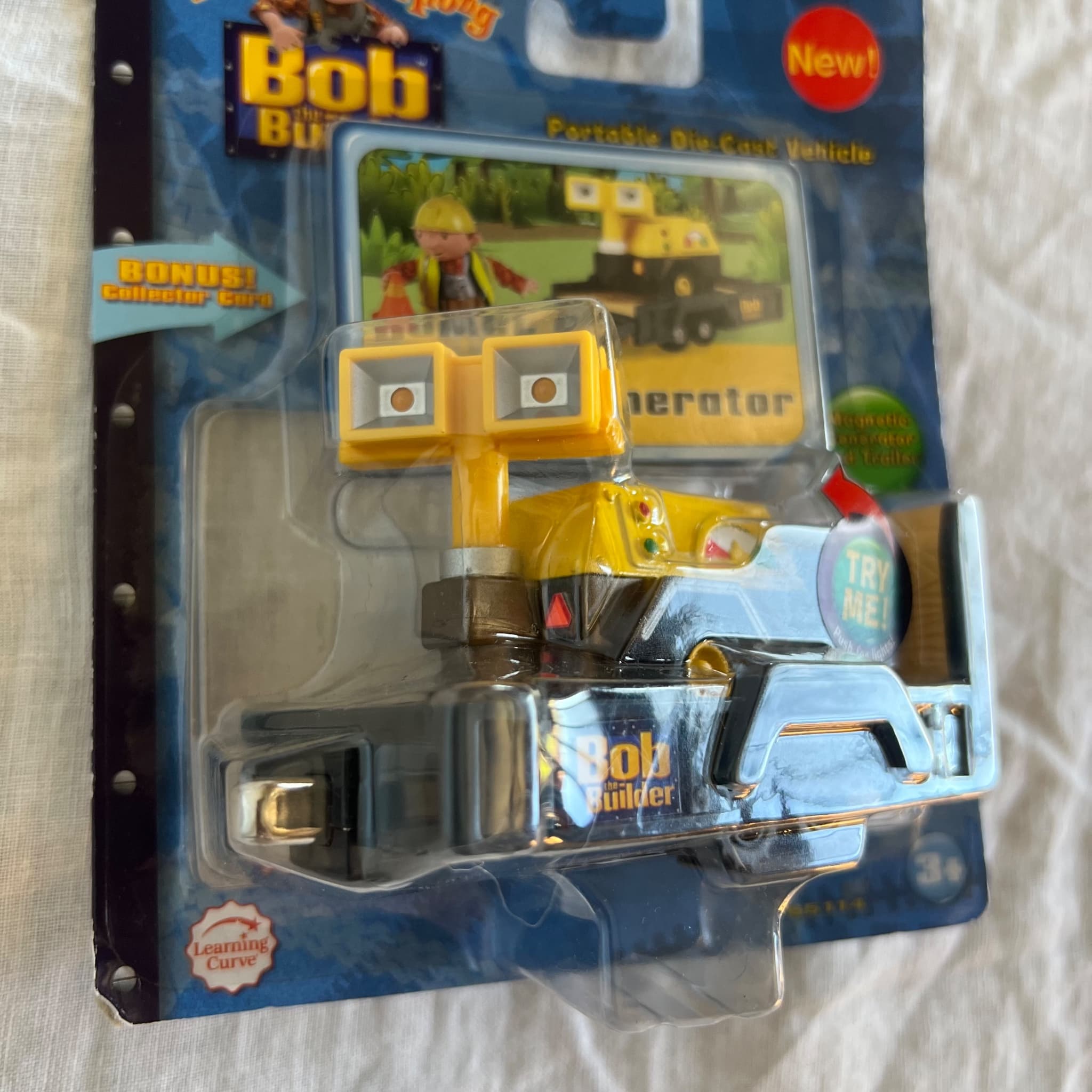 Bob The Builder Take Along Portable Die-Cast Generator With Trailer New — photo 2 of 4
