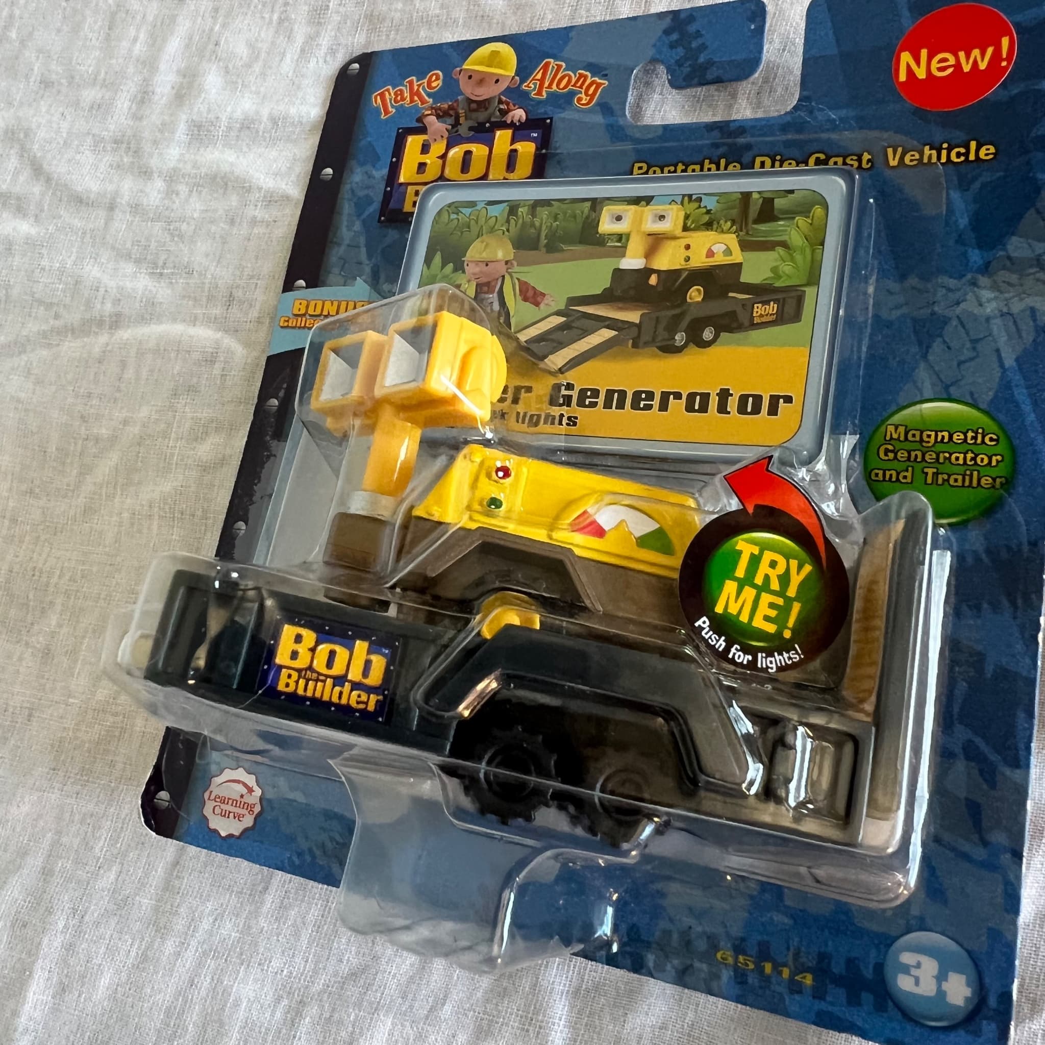 Bob The Builder Take Along Portable Die-Cast Generator With Trailer New — photo 3 of 4