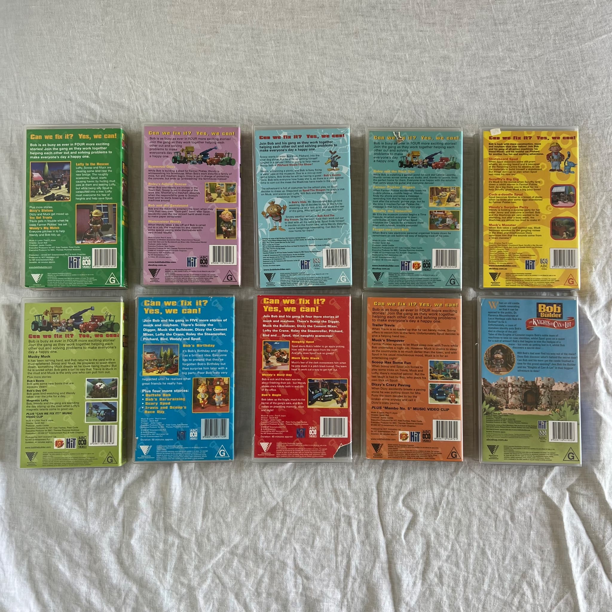 Bob the Builder VHS Tape Collection - 10 Classic Episodes Bundle — photo 4 of 9