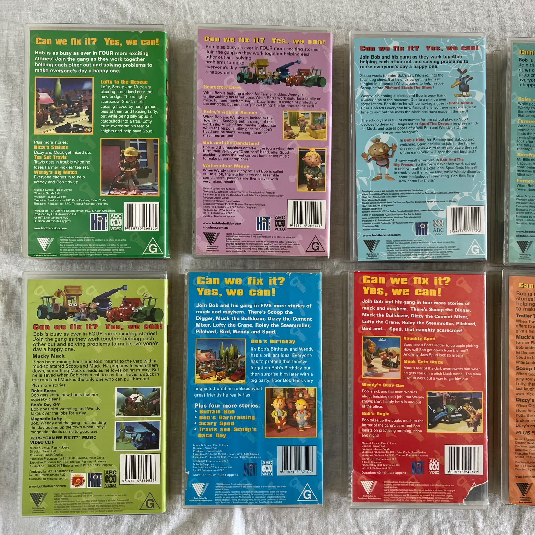 Bob the Builder VHS Tape Collection - 10 Classic Episodes Bundle — photo 5 of 9
