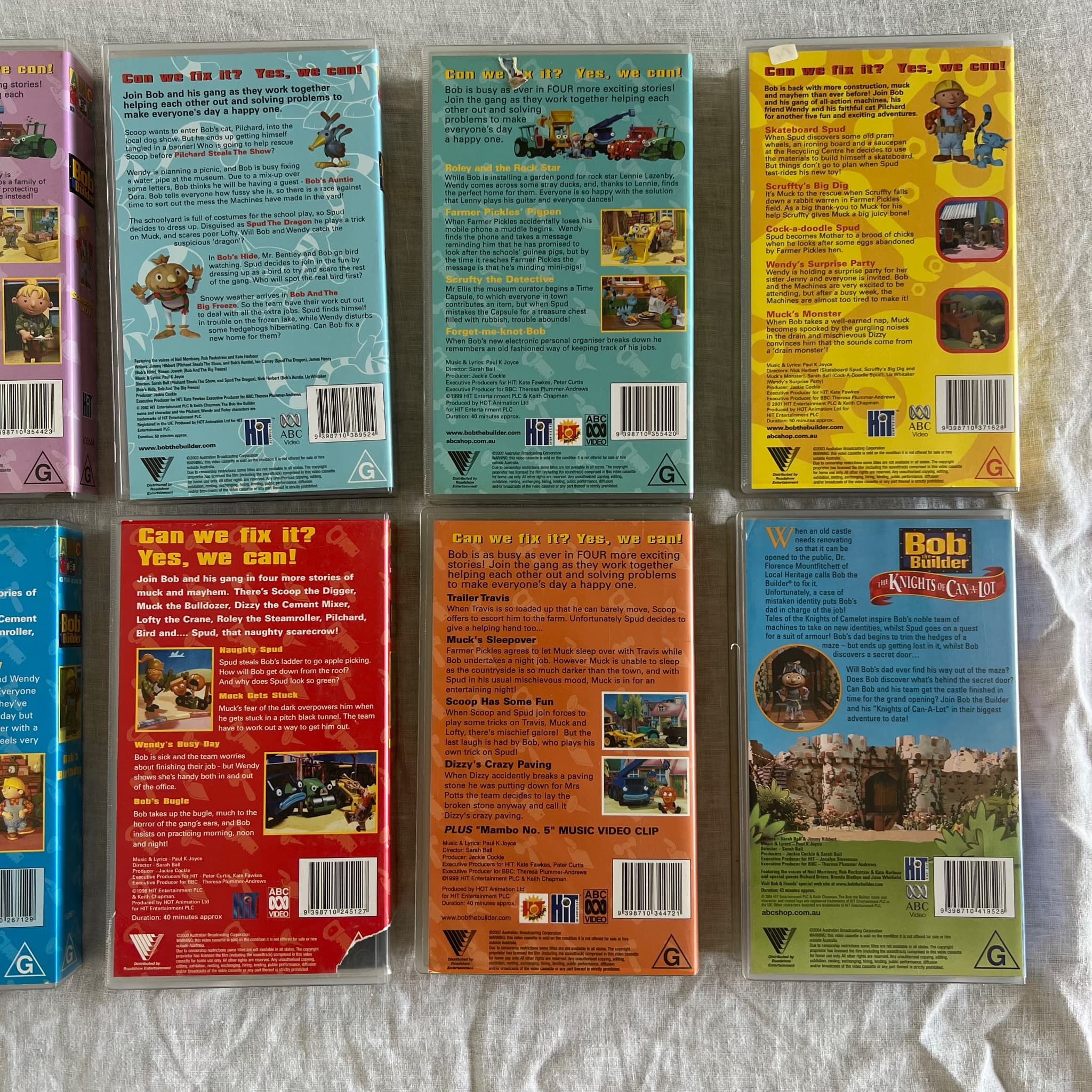 Bob the Builder VHS Tape Collection - 10 Classic Episodes Bundle — photo 6 of 9