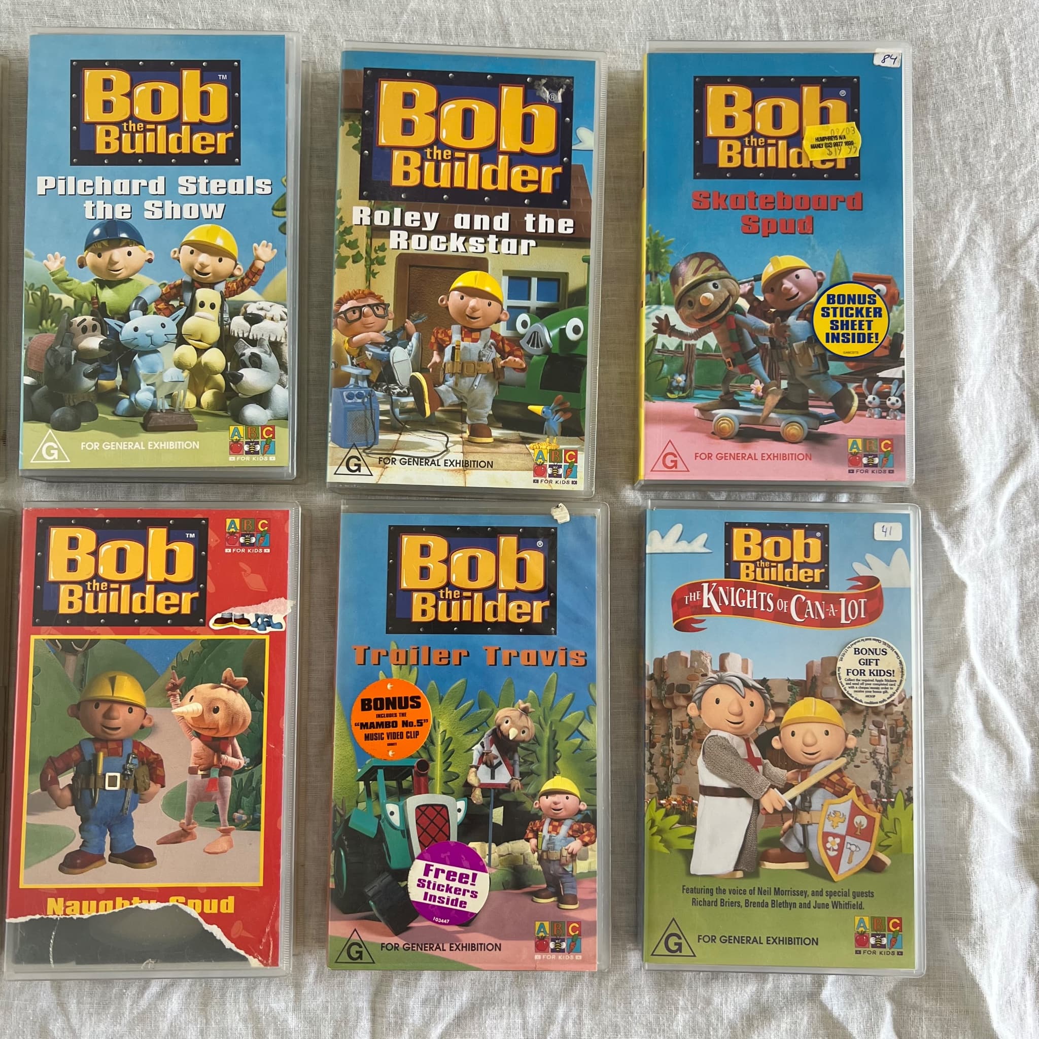 Bob the Builder VHS Tape Collection - 10 Classic Episodes Bundle — photo 3 of 9