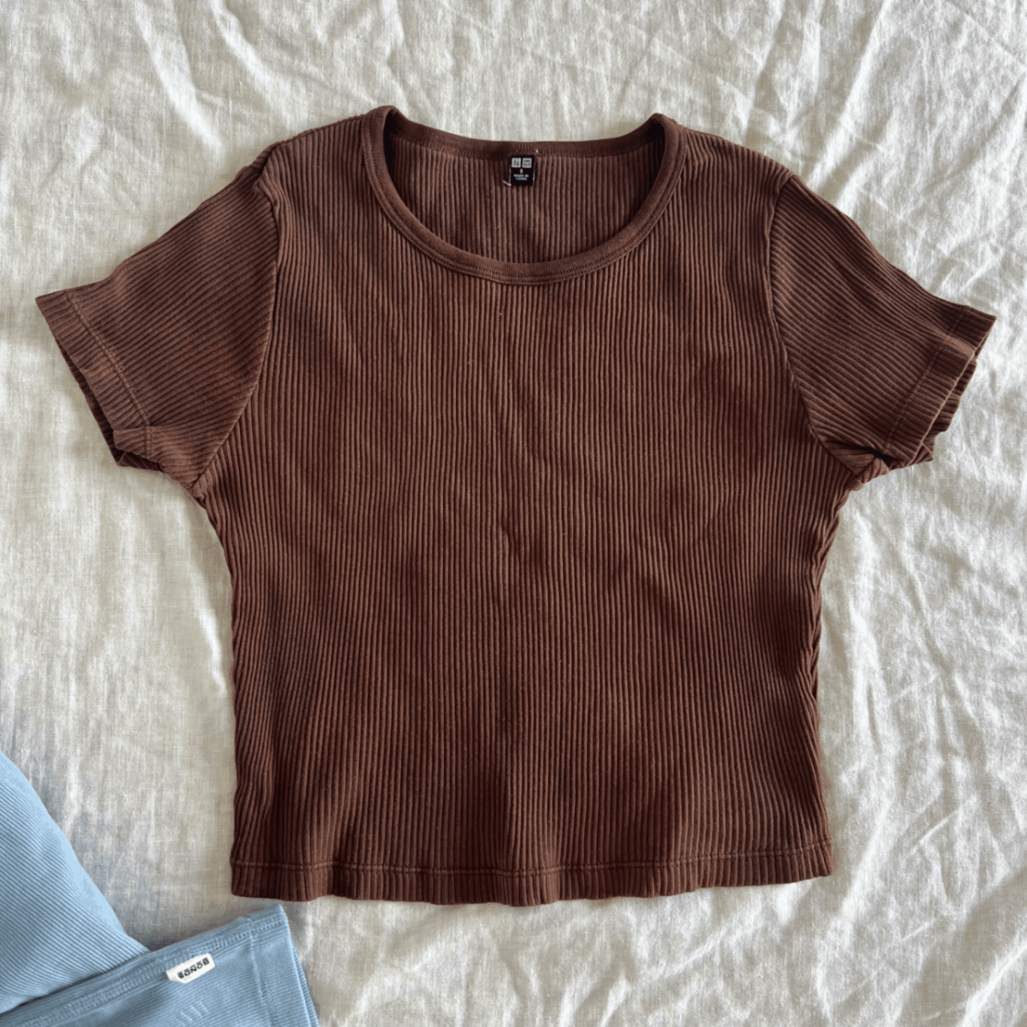 Bonds & Uniqlo Ribbed Cotton Baby Tee 3-Pack Bundle (Fits Size XS) — photo 5 of 6