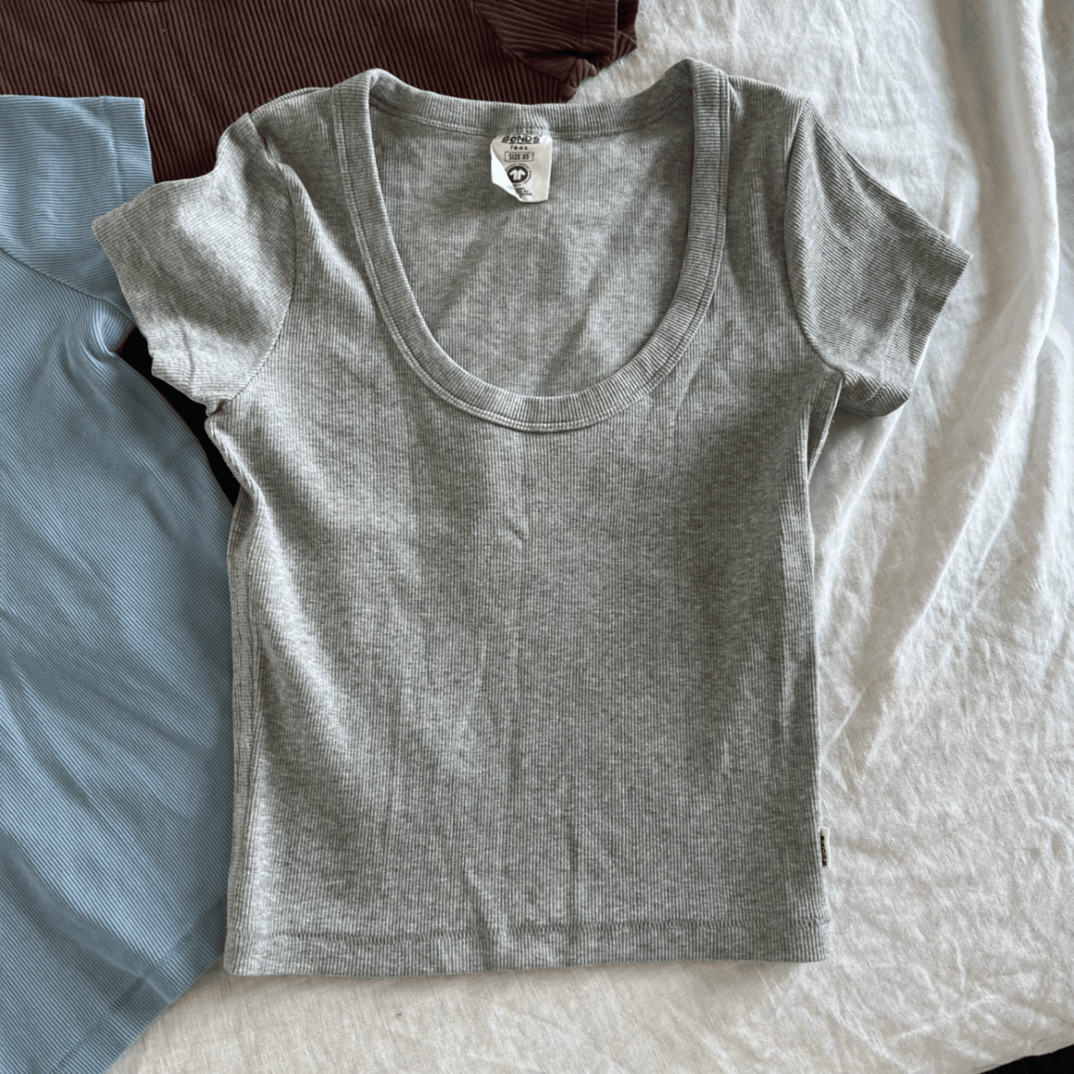 Bonds & Uniqlo Ribbed Cotton Baby Tee 3-Pack Bundle (Fits Size XS) — photo 6 of 6