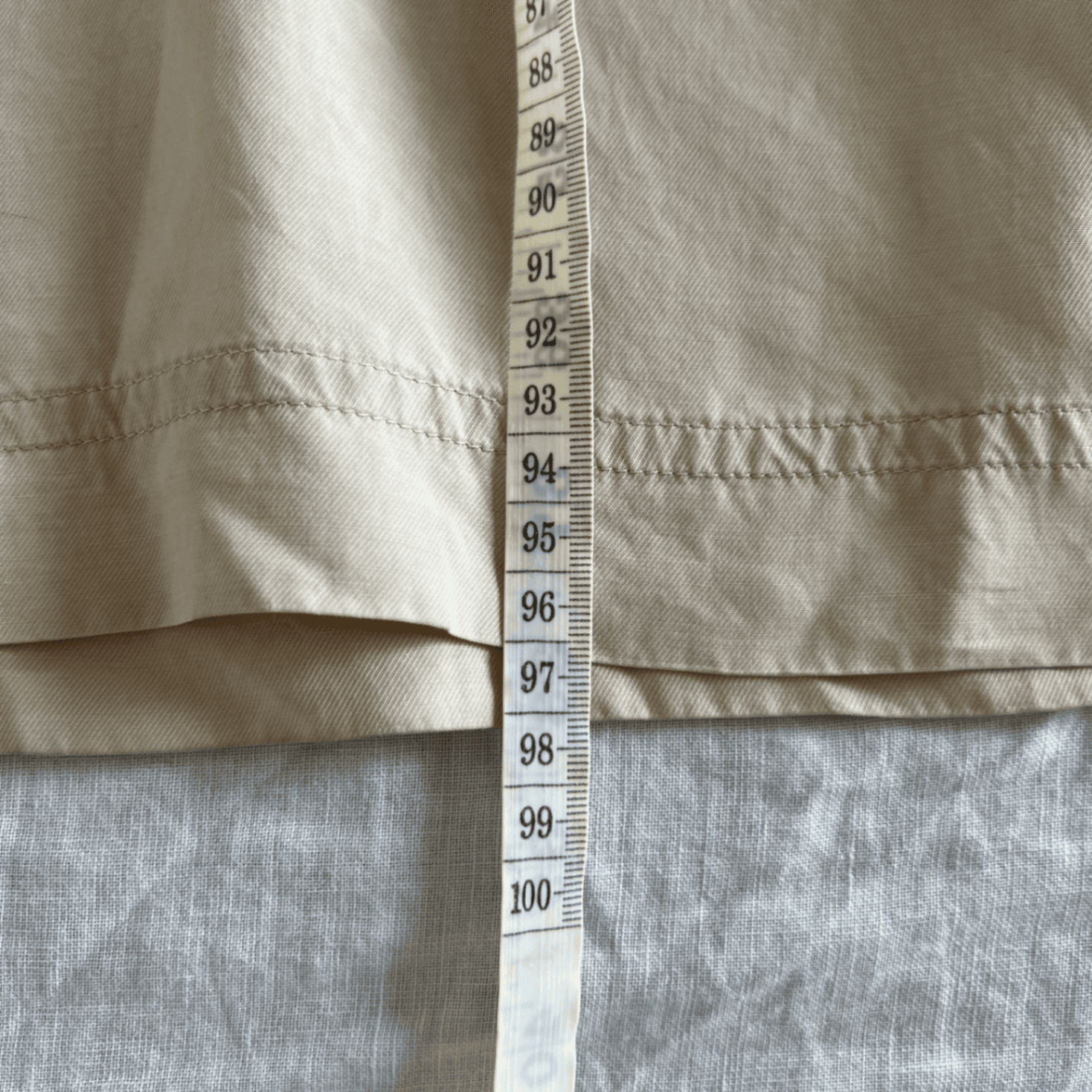 COS Beige Utility Shirt Dress Size 40 EU 12 Zip Front Short Sleeve Cupro Cotton — photo 7 of 11