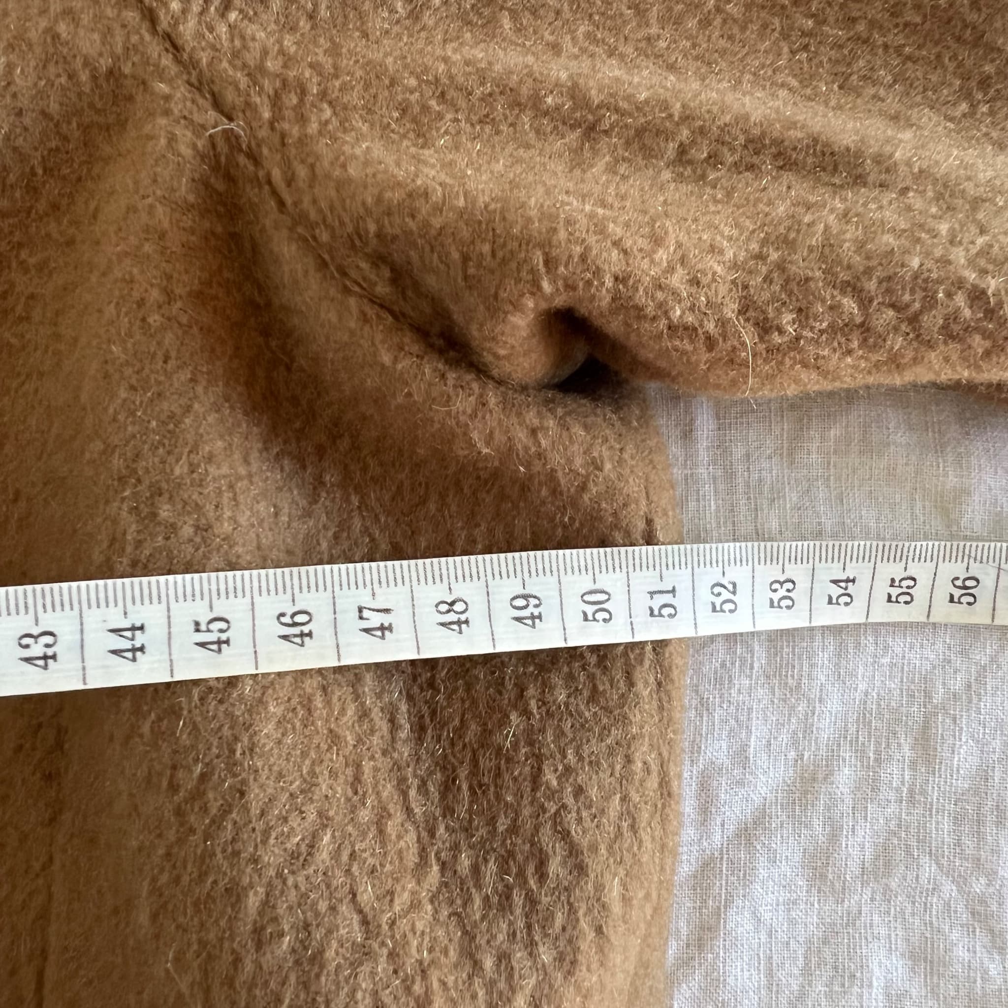 COS Camel Wool Mohair Blend Oversized Coat — photo 5 of 9