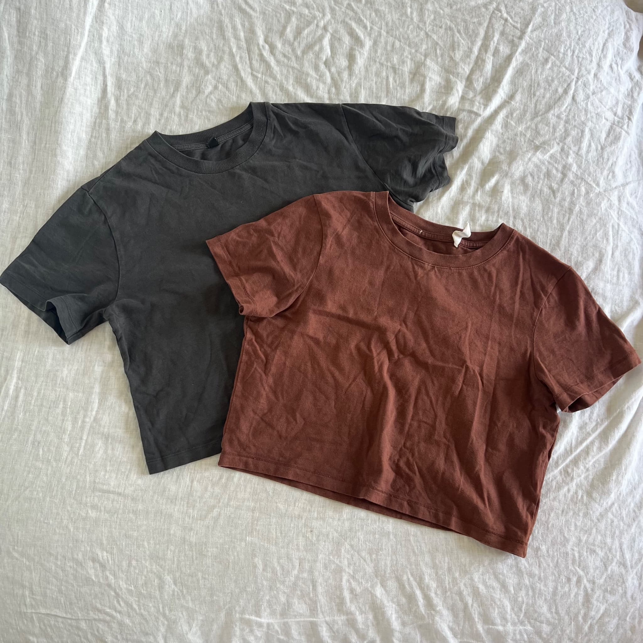 Cotton On & Uniqlo Boxy Crop T-Shirt Bundle (Fits Size S) — photo 1 of 5