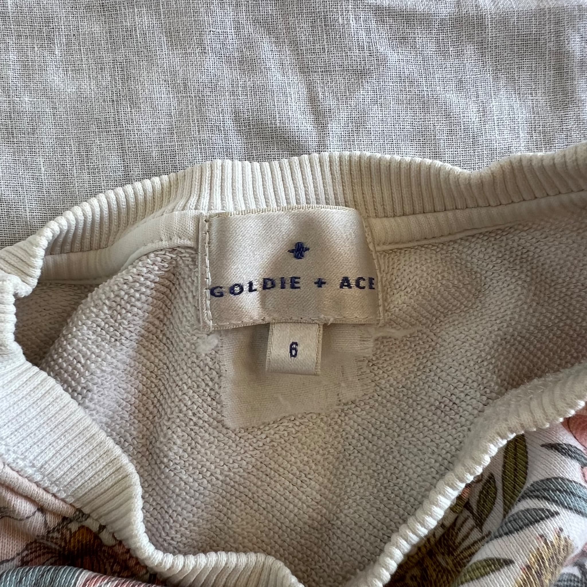 Goldie + Ace Size 6 Australian Native Botanical Floral Fleece Jumper Sweatshirt — photo 2 of 5