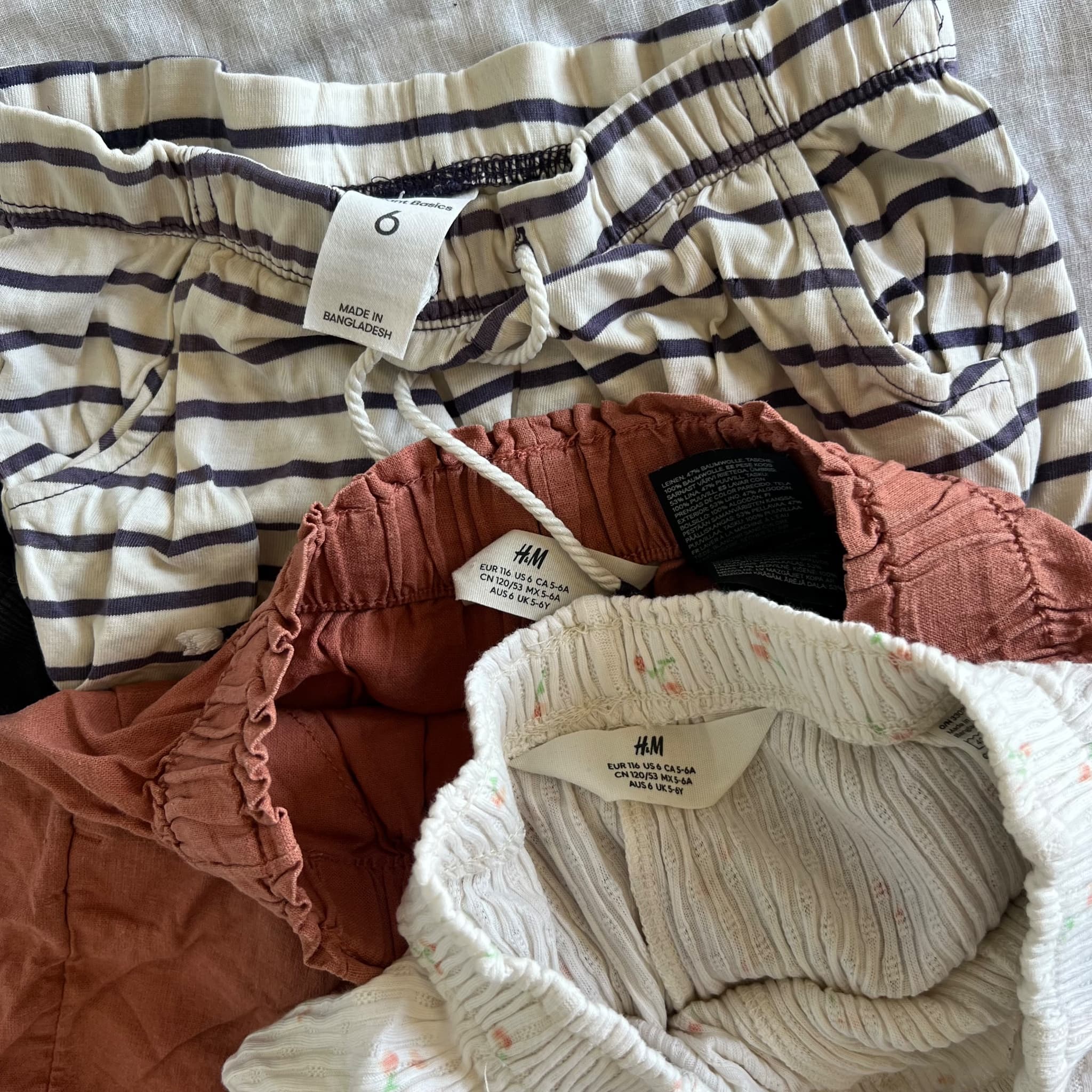H&M & Carter's Girls Shorts Bundle - Size 6 Assorted Styles — photo 4 of 5