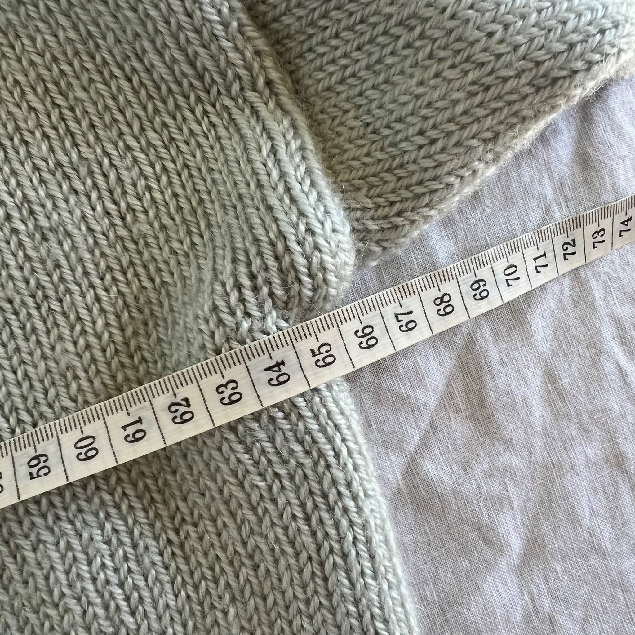 Hand-Knitted Sage Green Cable Knit Sweater - Textured Leaf Pattern — photo 4 of 10