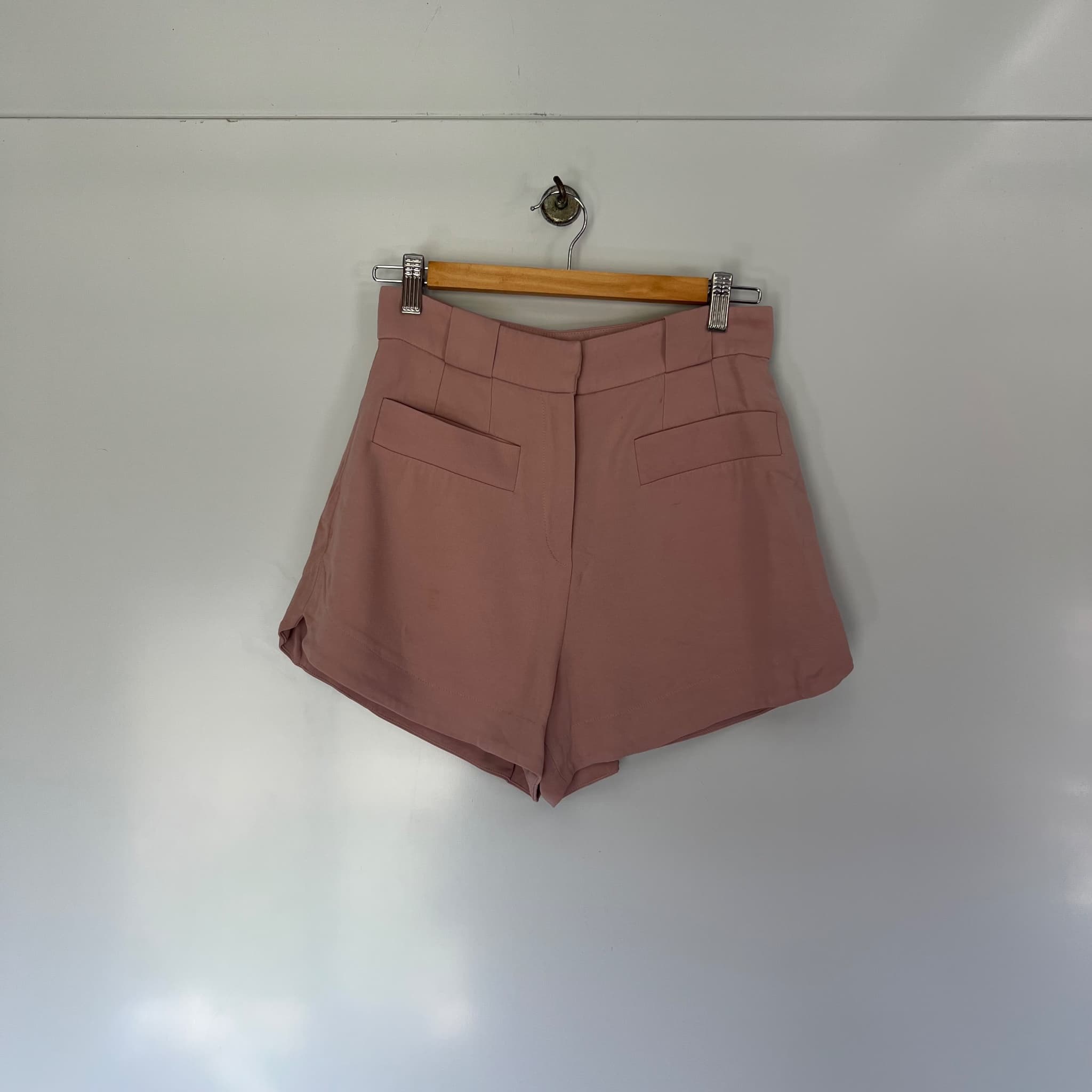 IRO Paris Dusty Pink Tailored High Waisted Shorts (Size 36 / AU 8) — photo 3 of 6