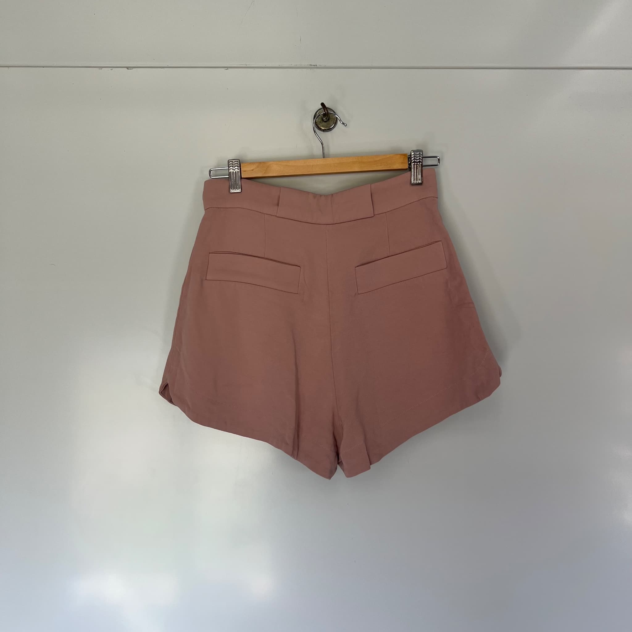 IRO Paris Dusty Pink Tailored High Waisted Shorts (Size 36 / AU 8) — photo 4 of 6