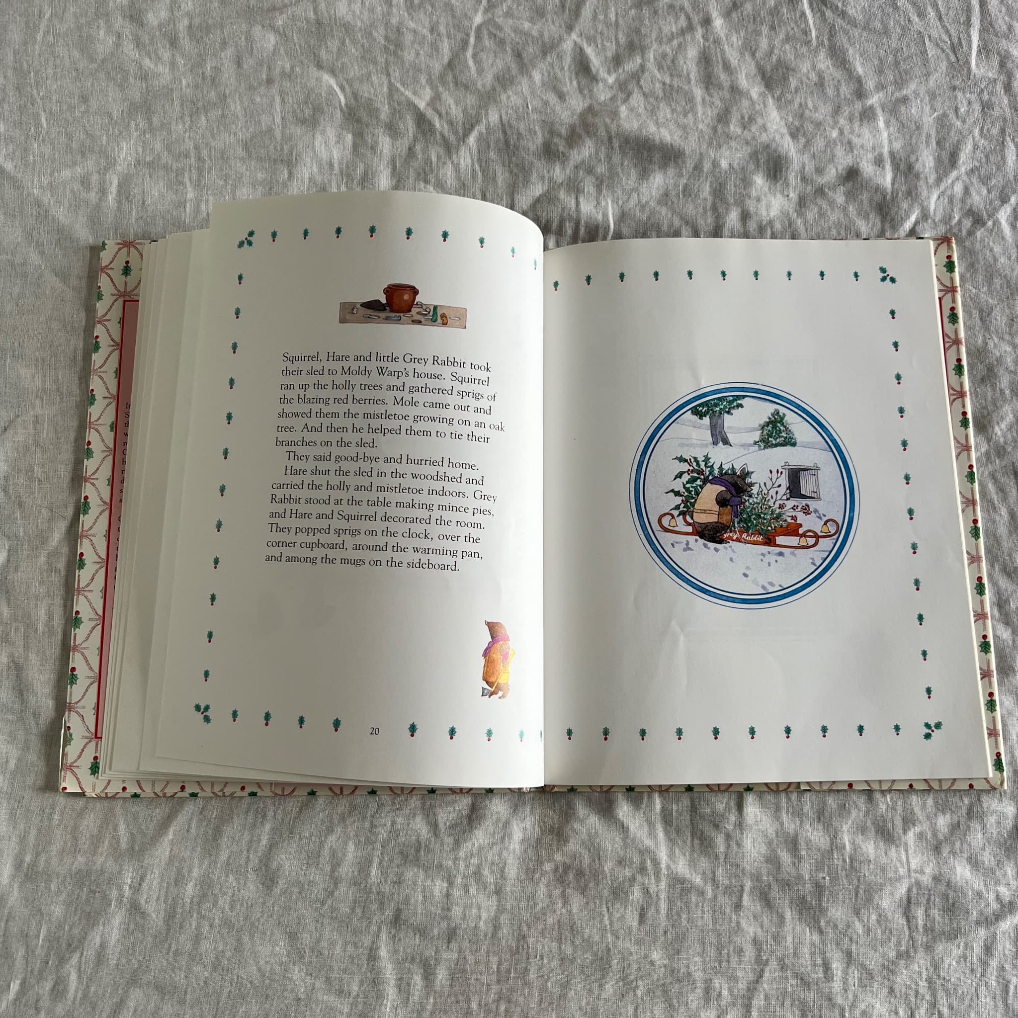 Little Grey Rabbit's Christmas by Alison Uttley Hardcover Children's Book — photo 8 of 9