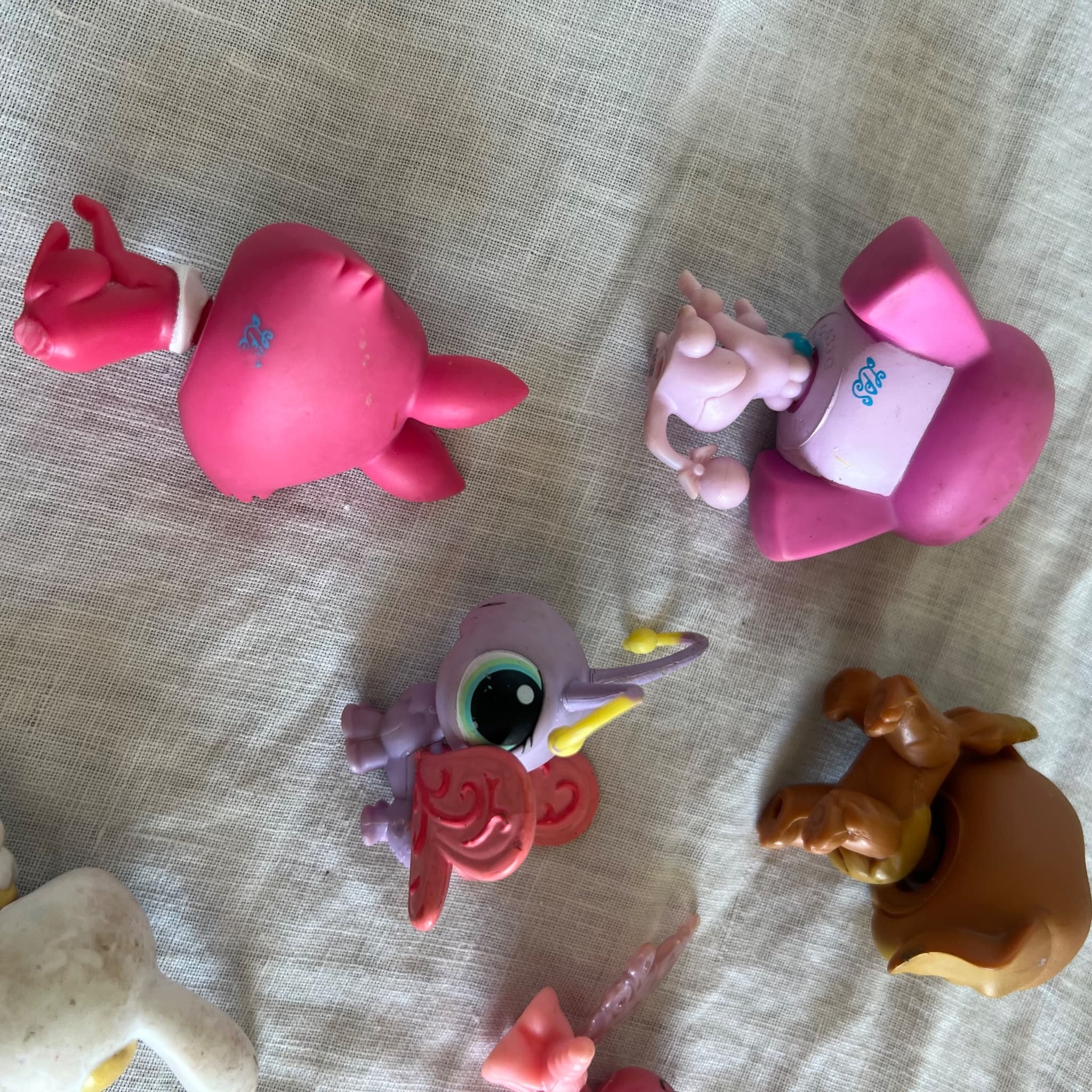 Littlest Pet Shop Figures Lot 6 Bundle Bunny Dog Butterfly Dragonfly Vintage LPS — photo 5 of 7