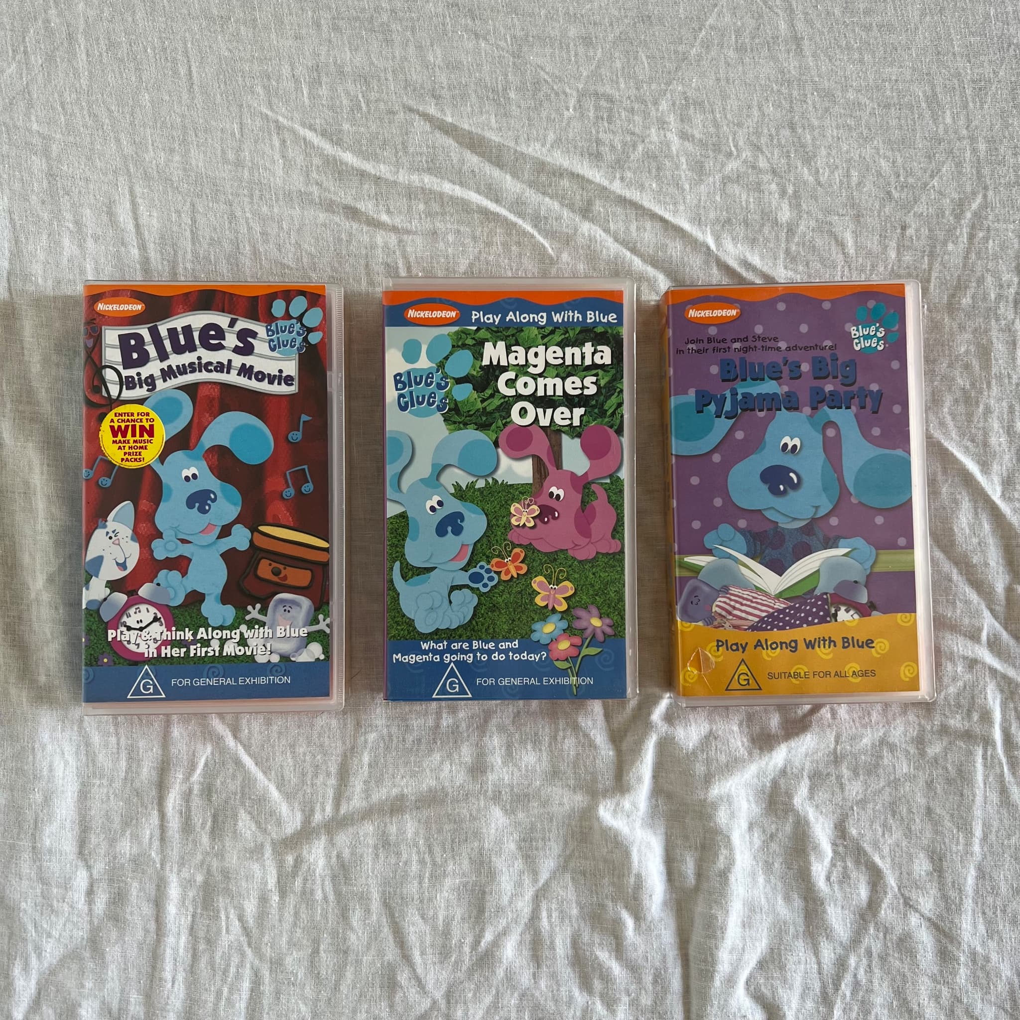 Paramount Blue's Clues VHS Tape Collection - 3 Movie Bundle — photo 1 of 7