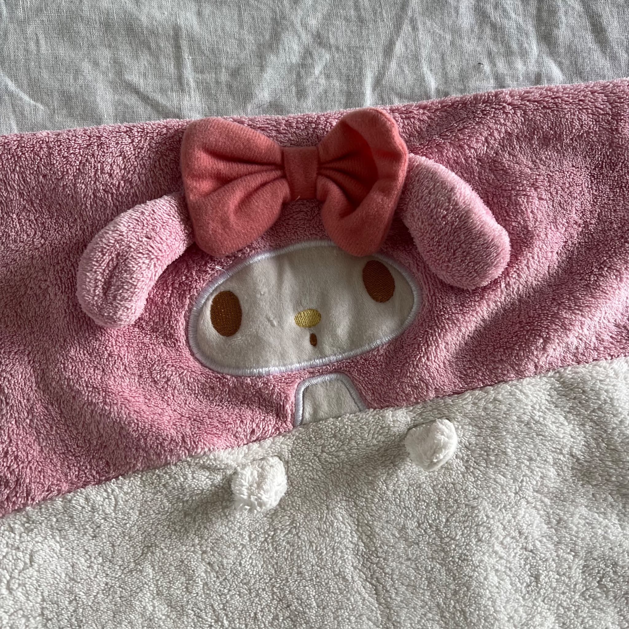 Sanrio My Melody Plush Microfibre Hair Towel Wrap Drying Cap Pink Kawaii Bath — photo 2 of 8