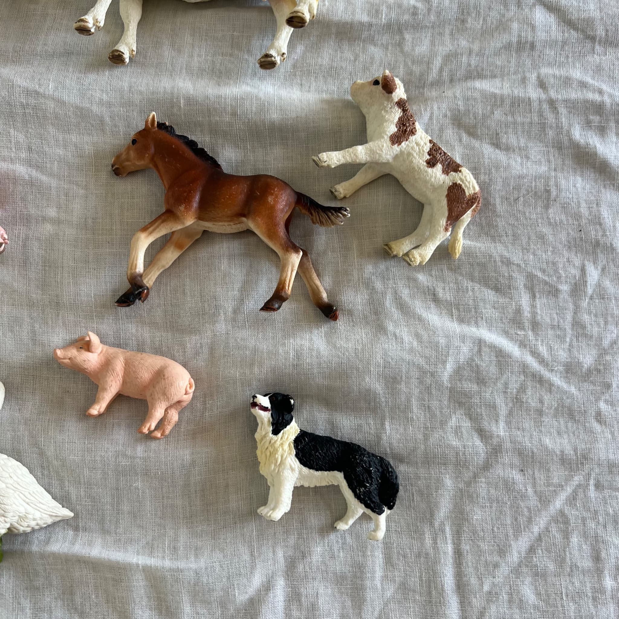 Schleich Farm Animal Figures Lot 13x Appaloosa Horse Cow Pig Donkey Goose Alpaca — photo 4 of 10