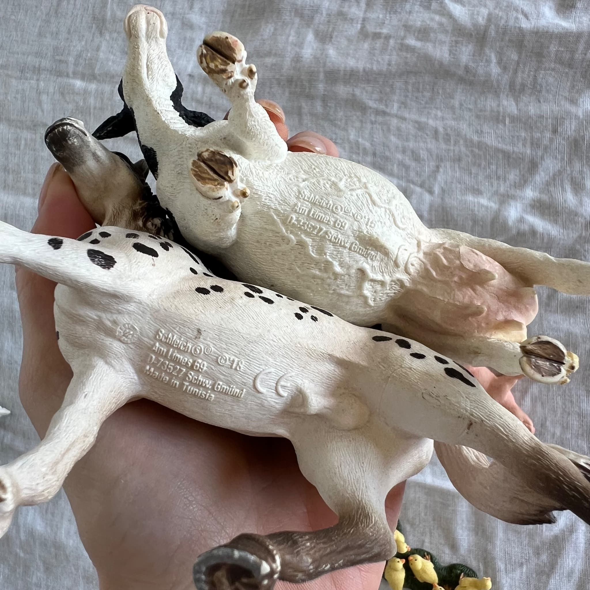 Schleich Farm Animal Figures Lot 13x Appaloosa Horse Cow Pig Donkey Goose Alpaca — photo 8 of 10