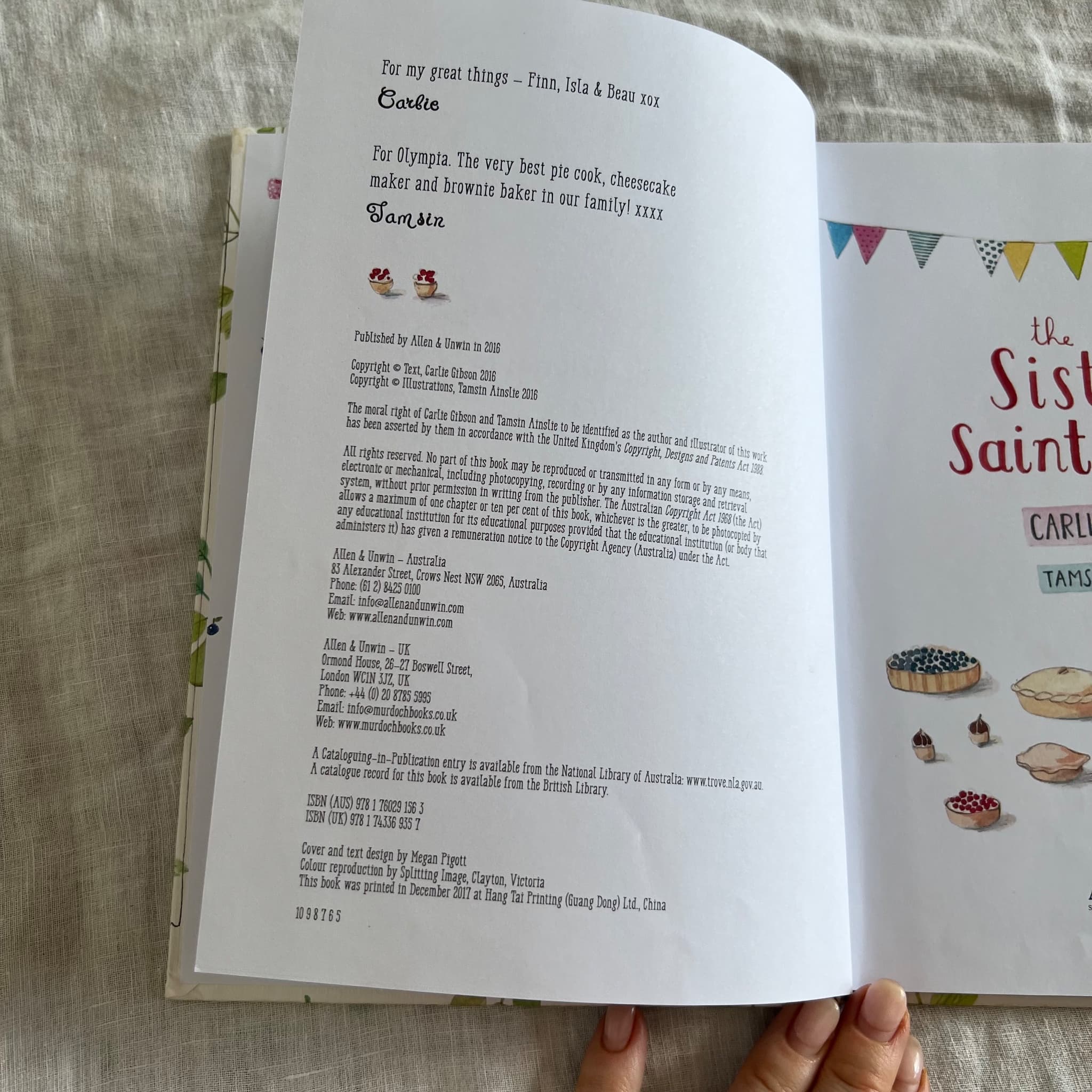 The Sisters Saint-Claire by Carlie Gibson & Tamsin Ainslie Hardcover Book — photo 4 of 8
