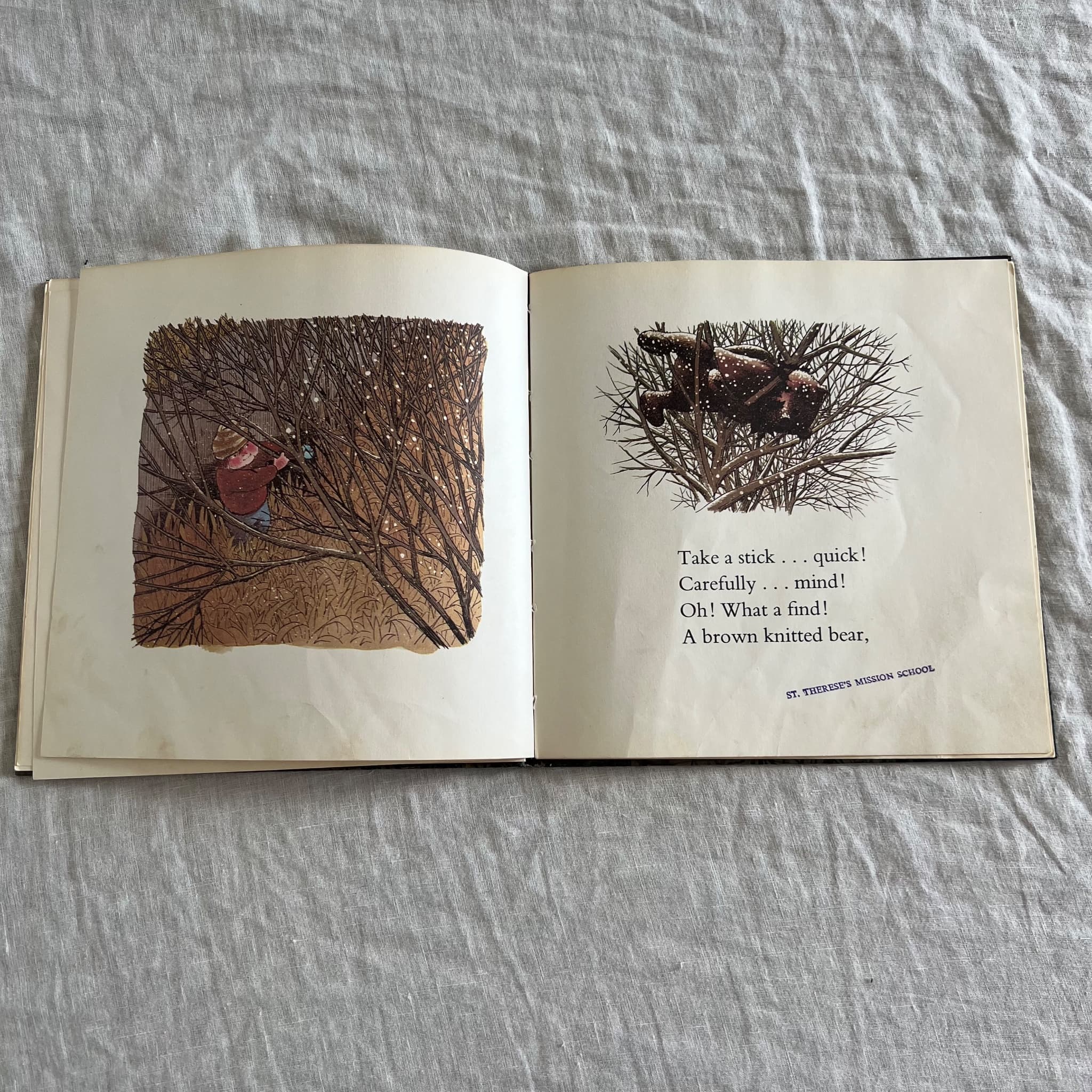 The Winter Bear by Ruth Craft and Erik Blegvad - Vintage Children's Book — photo 7 of 10