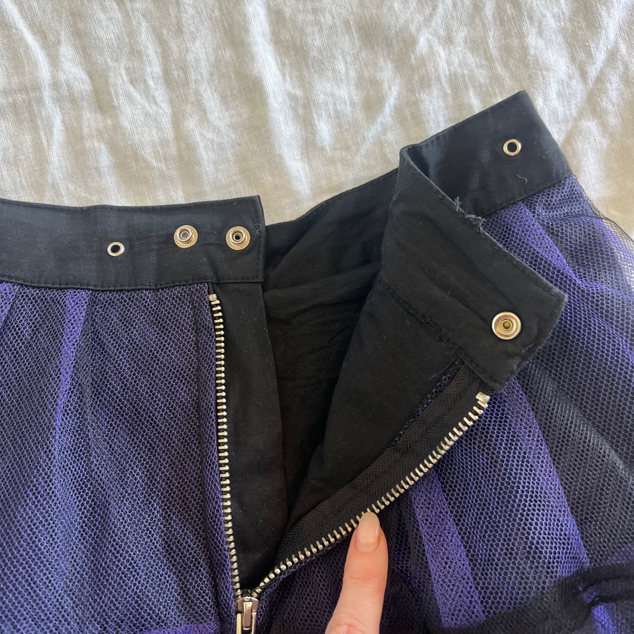 Tripp NYC Gothic Tiered Tulle Skirt - Grommet Waistband — photo 7 of 8