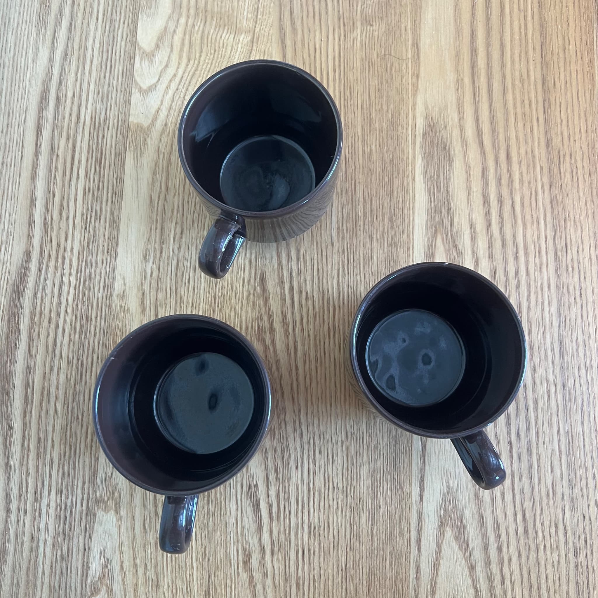 Vintage Biltons England Brown Stackable Coffee Mugs - Set Of 3 — photo 4 of 6