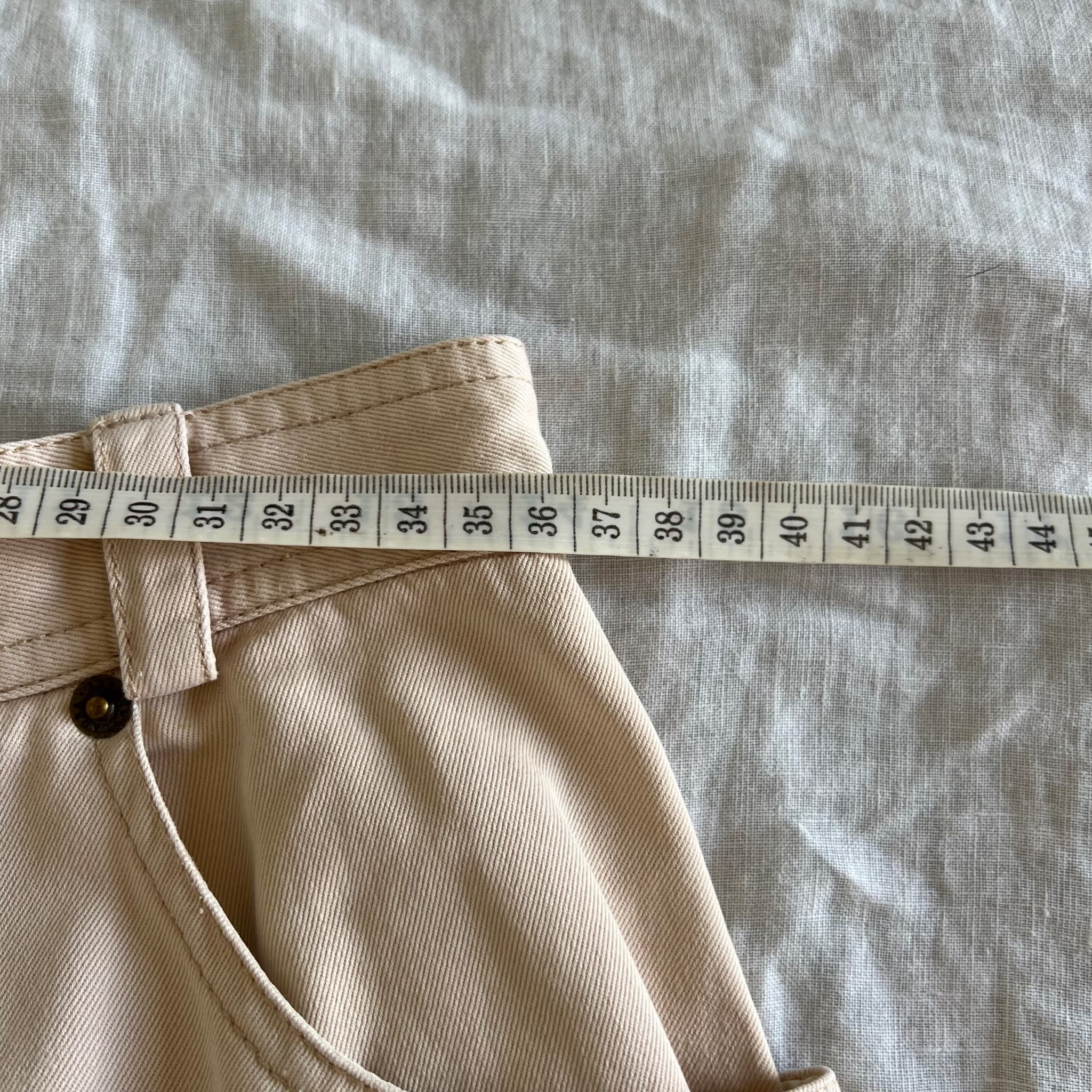 Vintage Laura Ashley Pink Beige Cotton Maxi Skirt Fits AU 10 Aus Made Cottagecore — photo 5 of 8