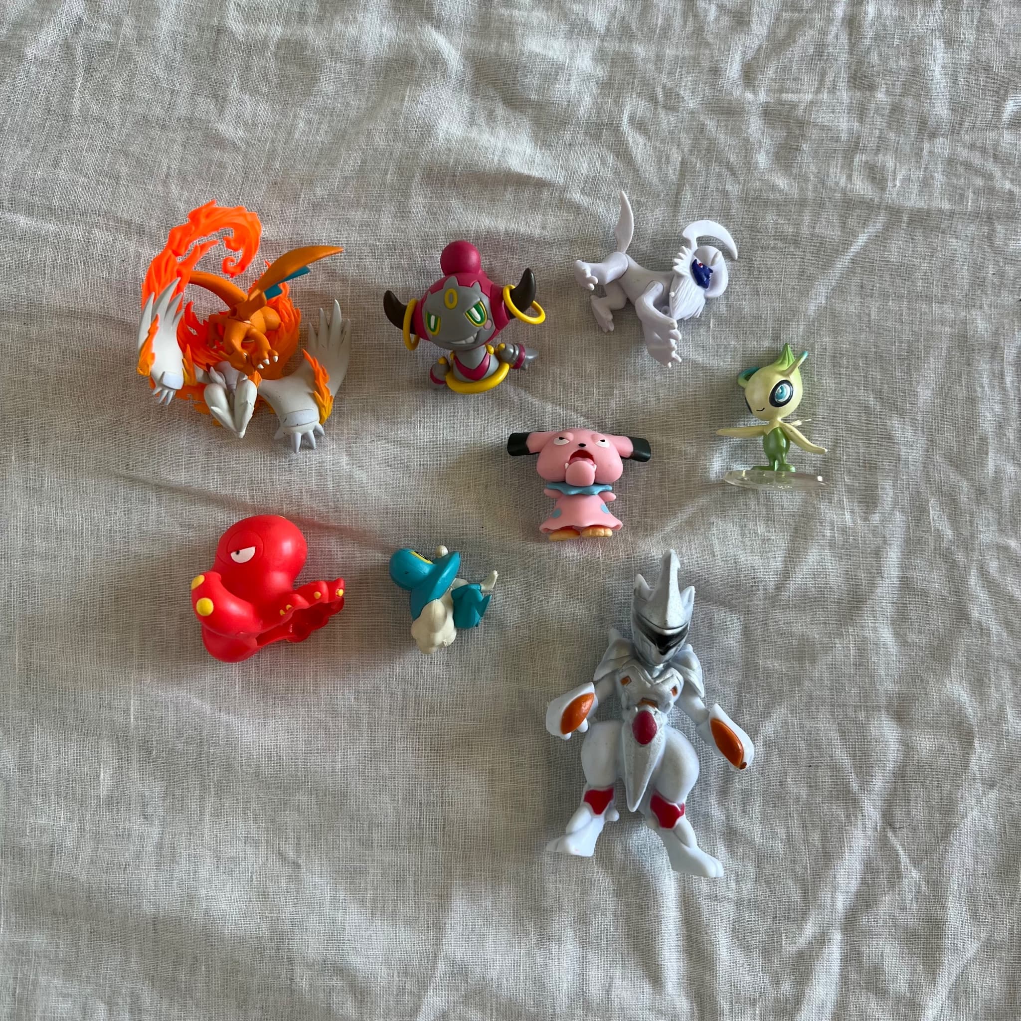 Vintage Pokemon Figures Mega Charizard Hoopa Absol Octillery Snubbull Celebi — photo 1 of 9