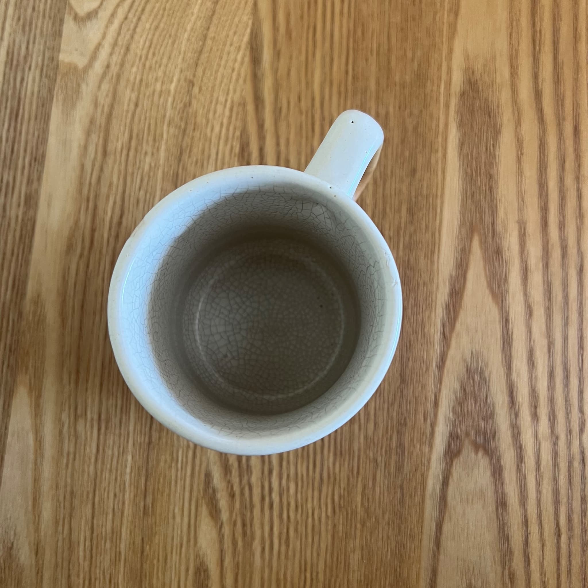 Vintage Tri-Tone Ombre Ceramic Mug - Earthy Stoneware Coffee Cup — photo 3 of 7