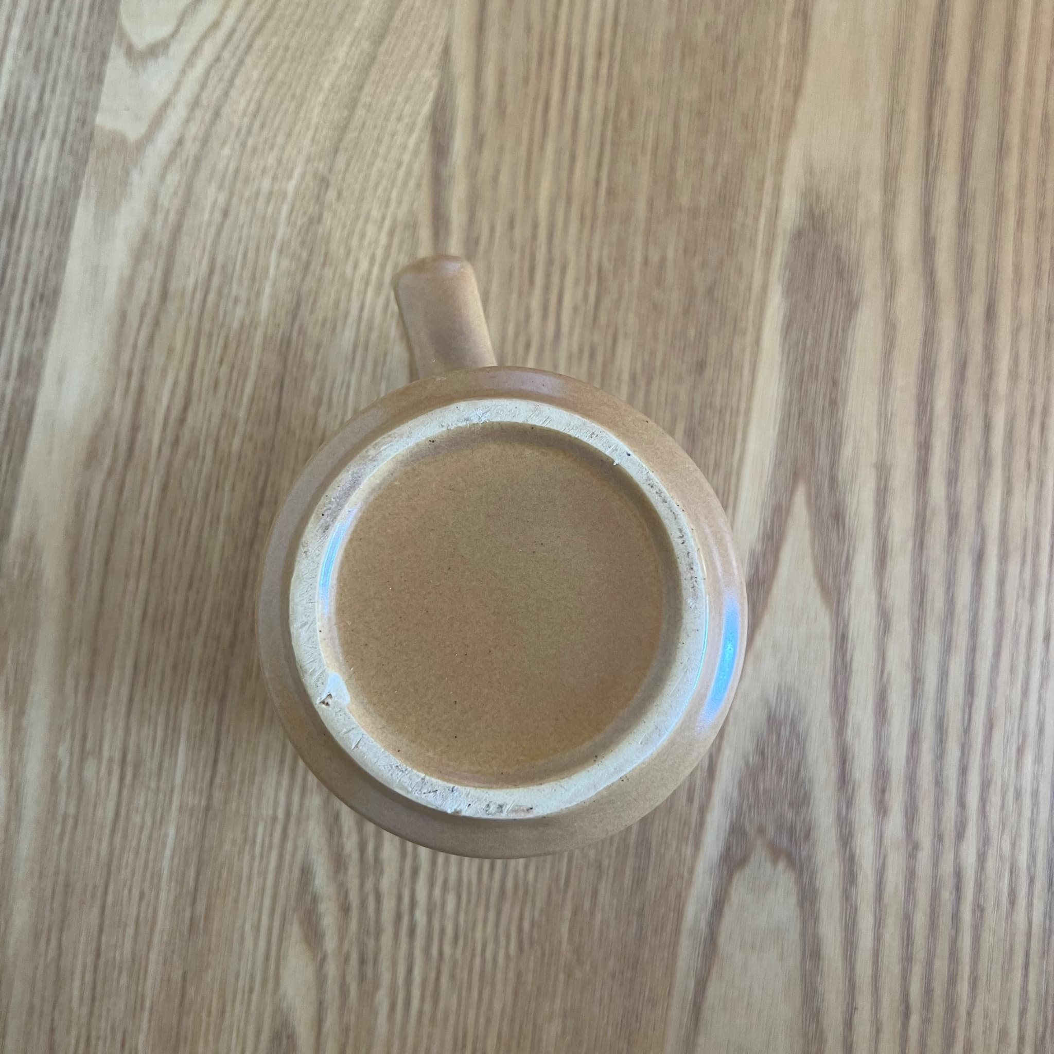 Vintage Tri-Tone Ombre Ceramic Mug - Earthy Stoneware Coffee Cup — photo 4 of 7