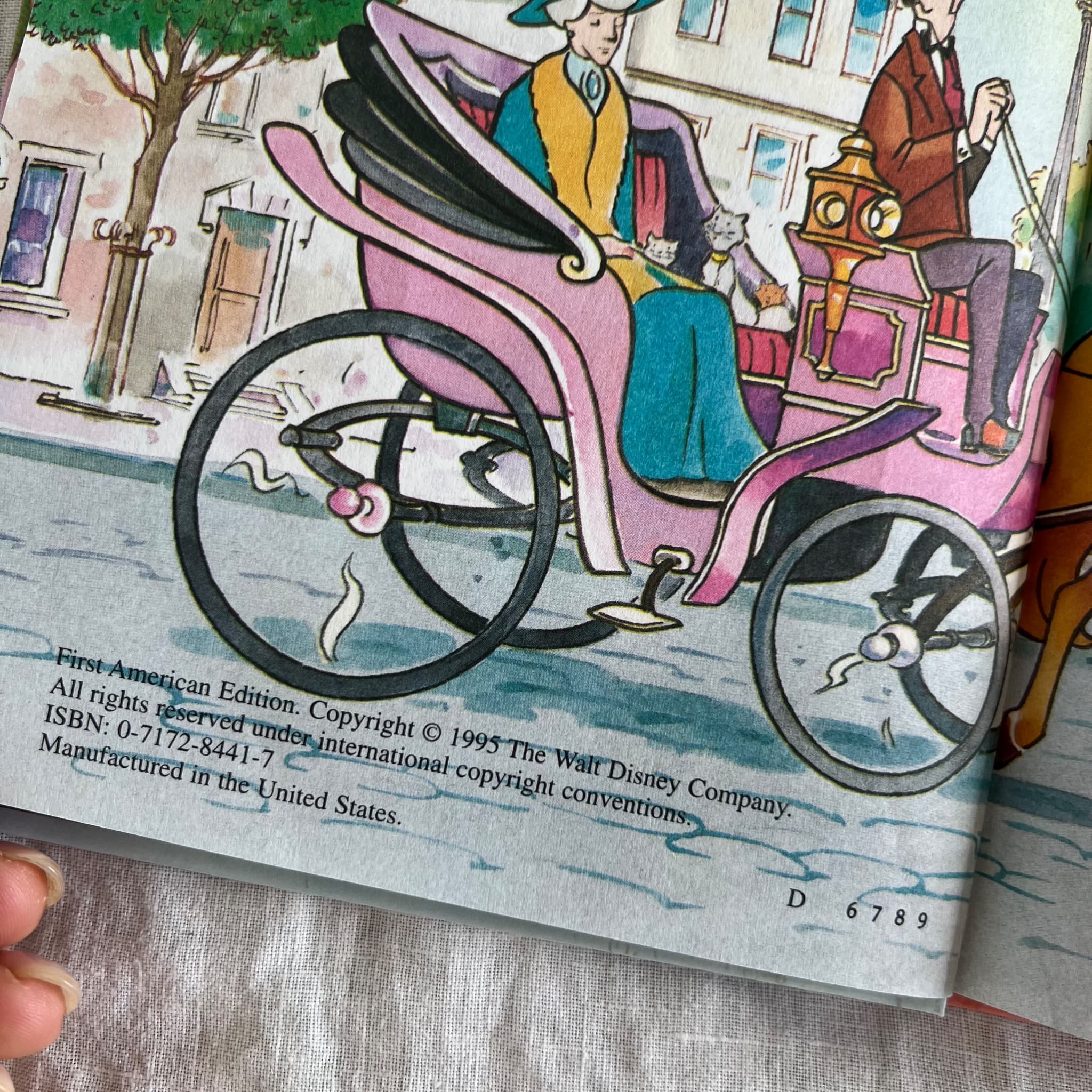 Walt Walt Disney's The Aristocats - Wonderful World Of Reading 1995 Hardcover Book — photo 3 of 5