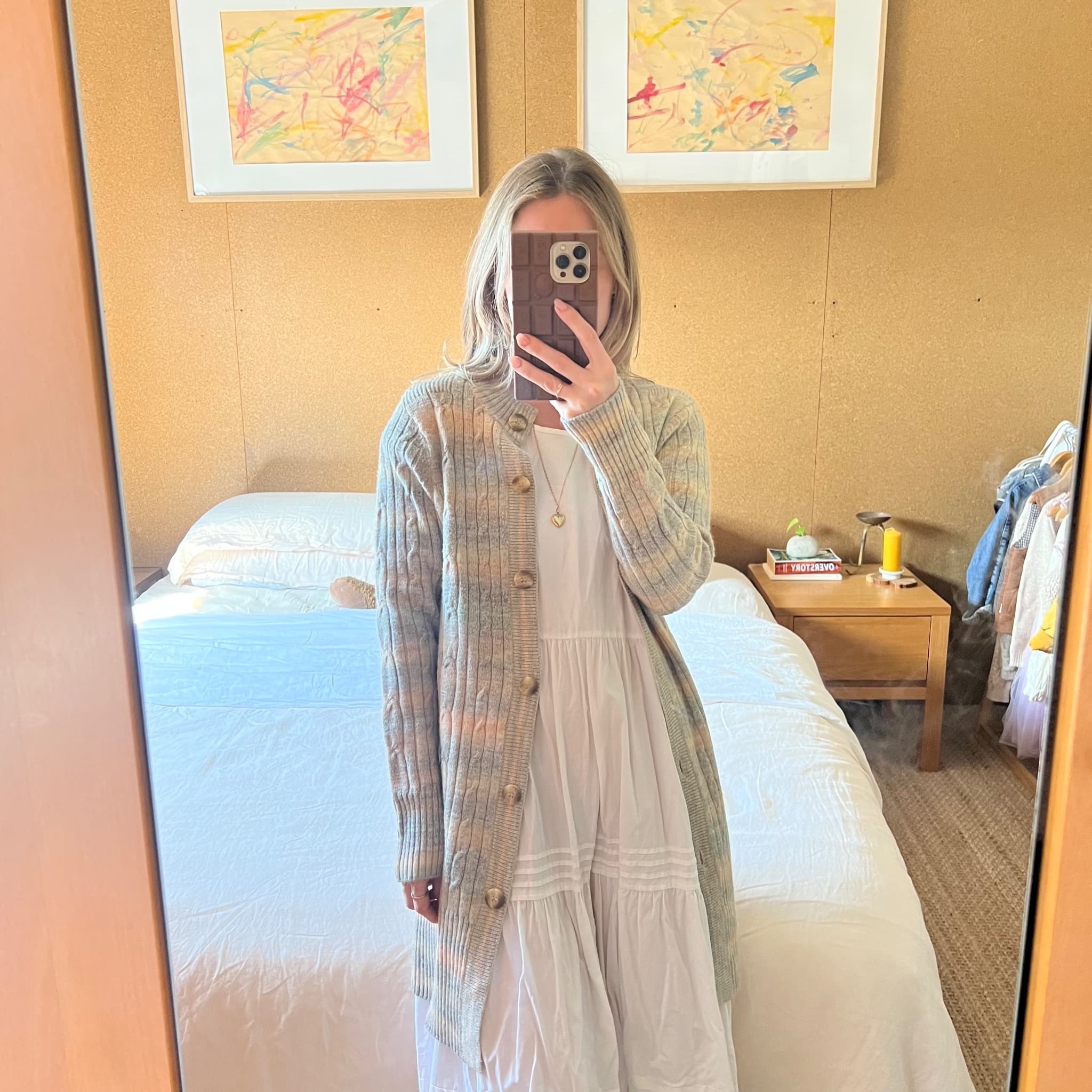Zaket & Plover Multi-Colored Ribbed Knit Button-Down Cardigan — photo 1 of 9