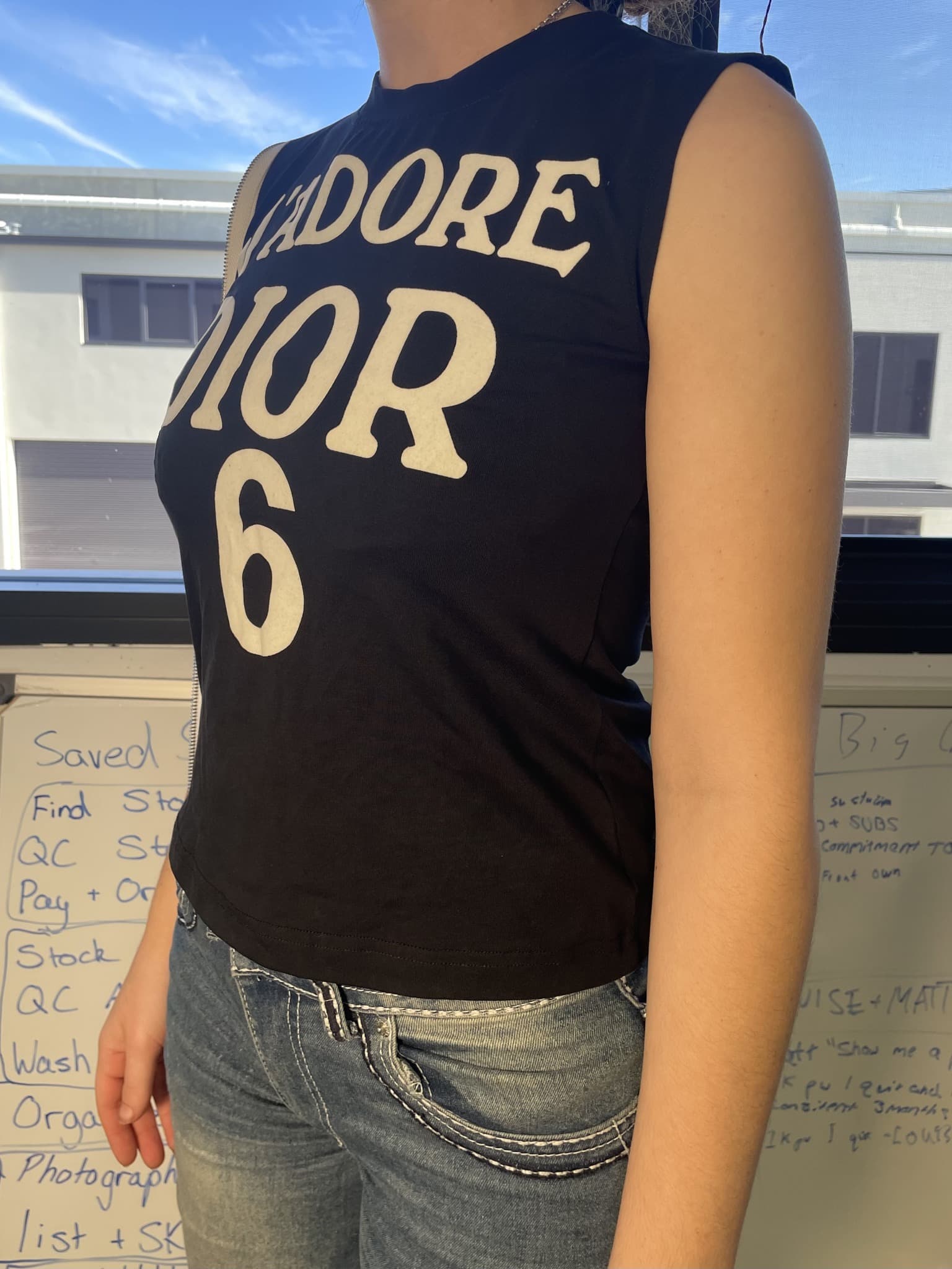 DIOR J'adore Dior 6 Sleeveless T-Shirt — photo 2 of 7