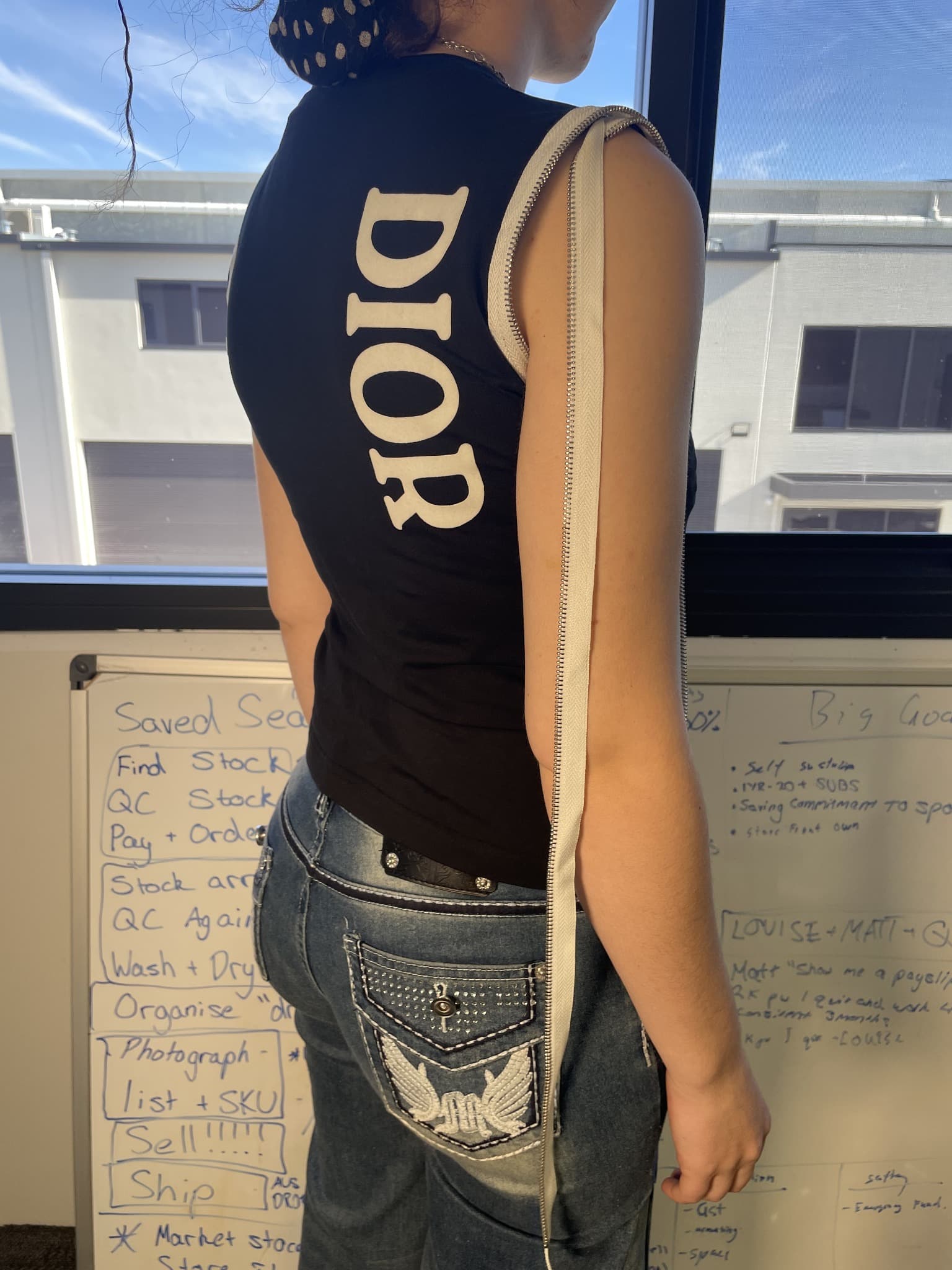 DIOR J'adore Dior 6 Sleeveless T-Shirt — photo 4 of 7