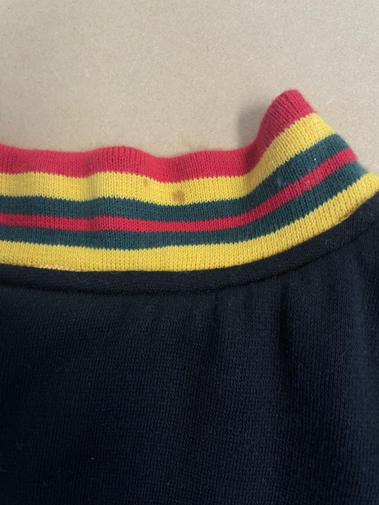 Vintage 90s WAVELENGTH Rasta Boombox Varsity Jacket - New With Tags — photo 4 of 8